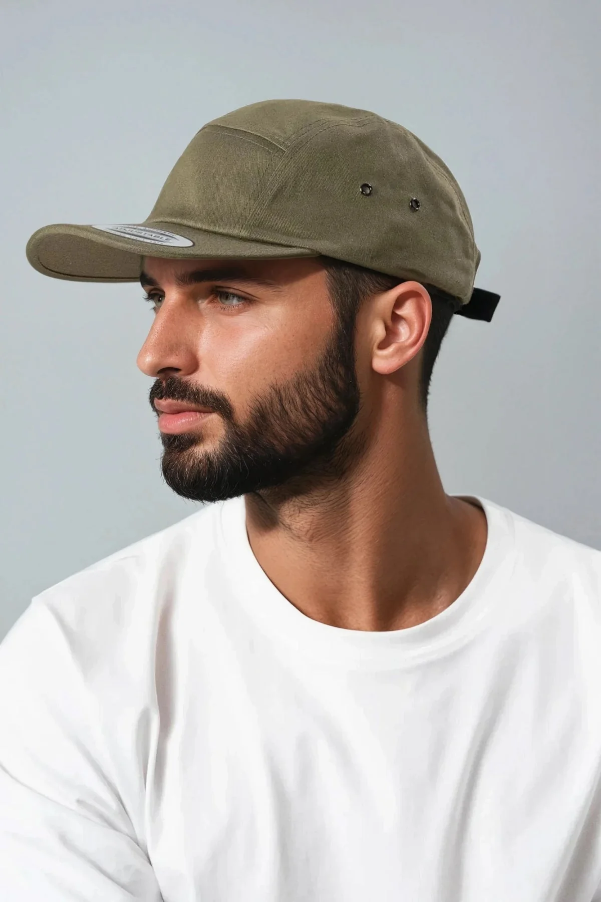 5-Panel-Kappe – Oliv - Image 3