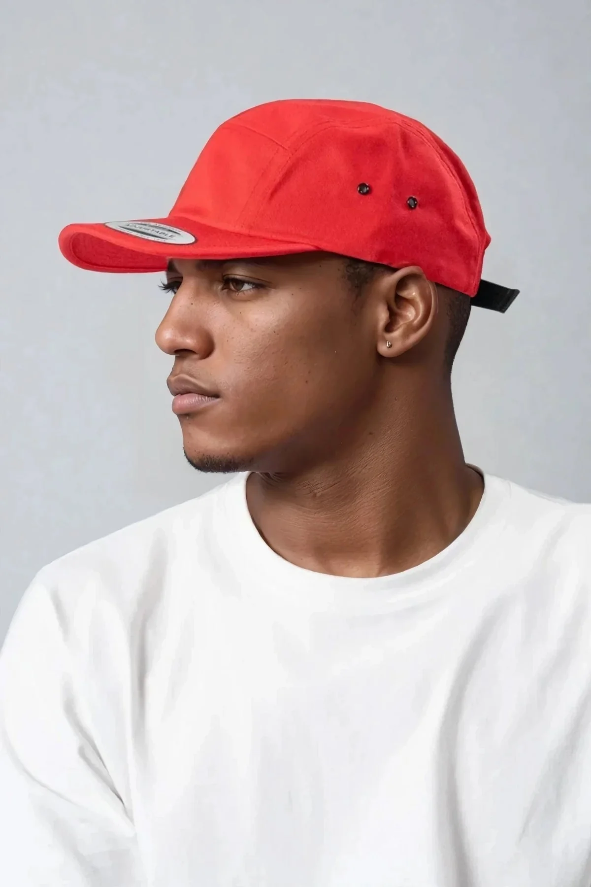 5-Panel-Kappe – Rot - Image 3