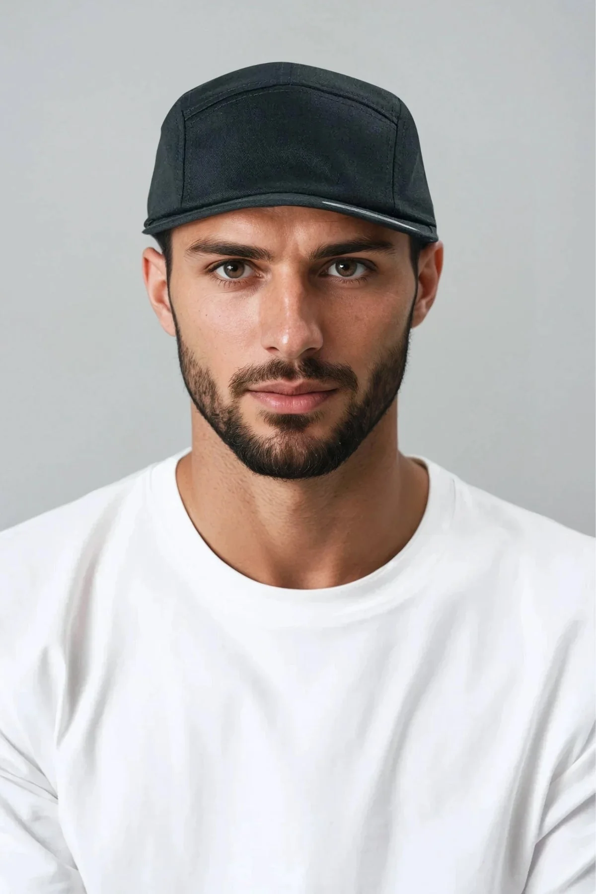 5-Panel-Kappe - Schwarz