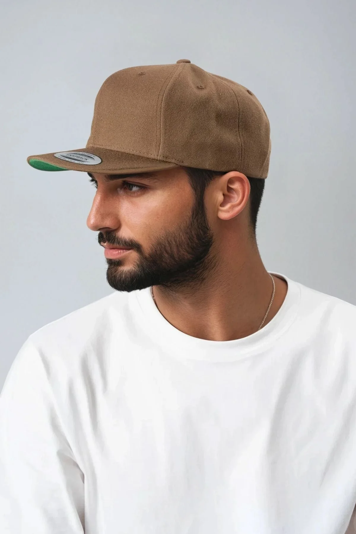 Klassischer Snapback - Tan - Image 3