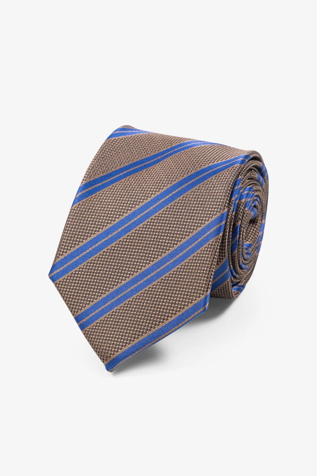 Krawatte - Bronze/Blau