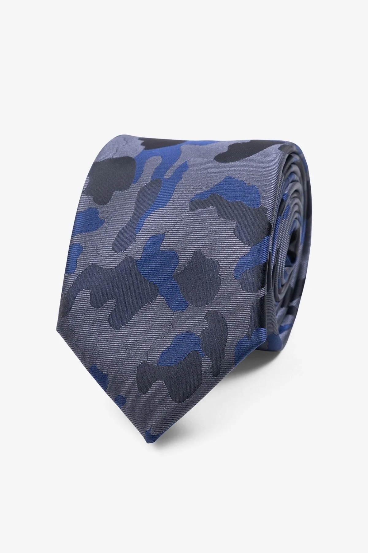 Krawatte - Schwarz/Blau Militär