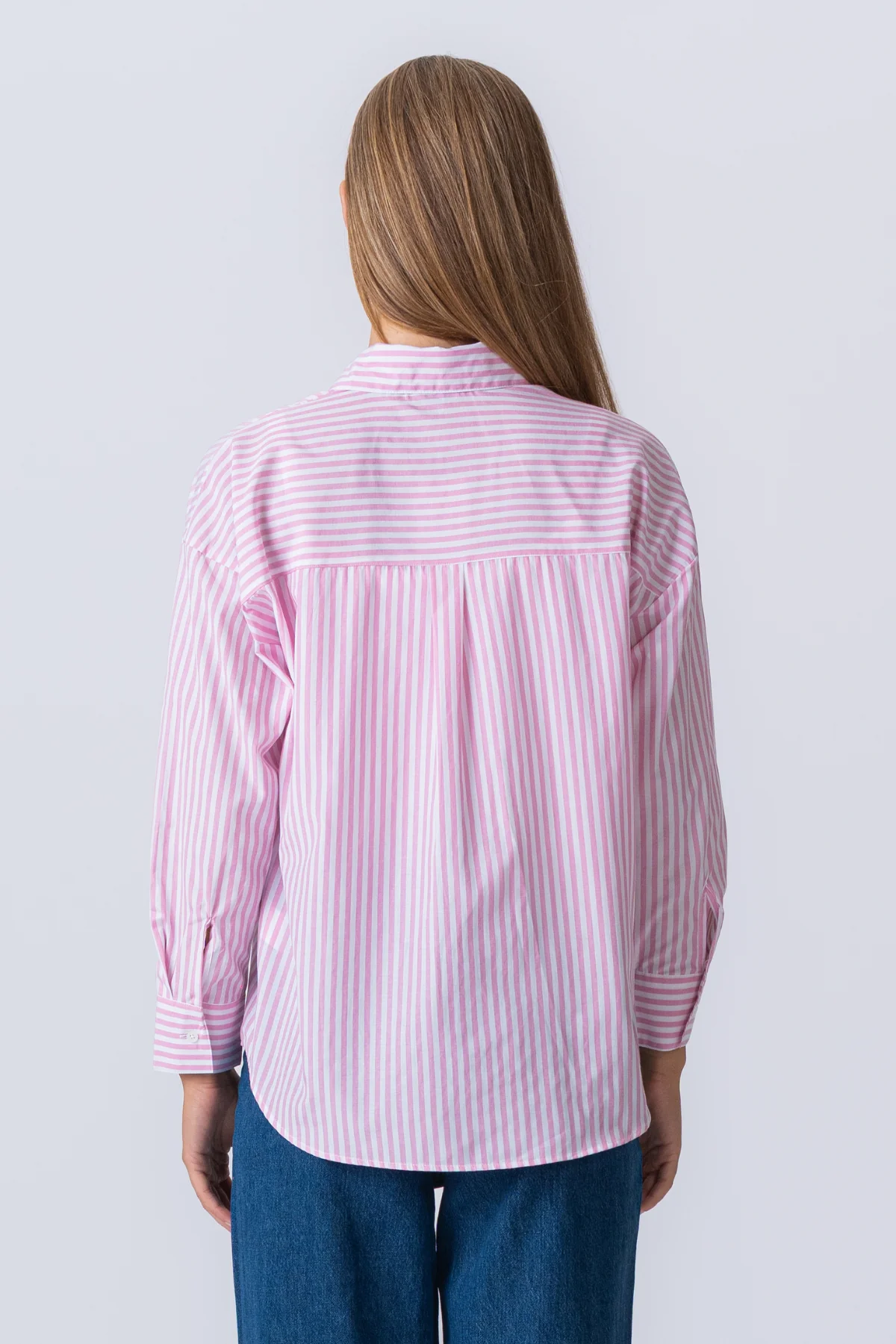 Layla Striped Shirt - Pink - Image 8