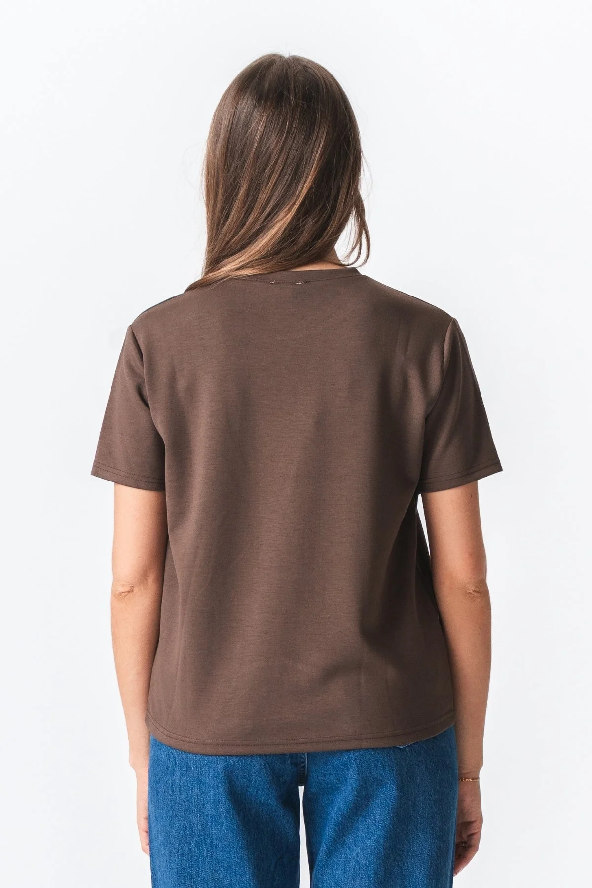 Leah lose T -Shirt - braun - Image 3