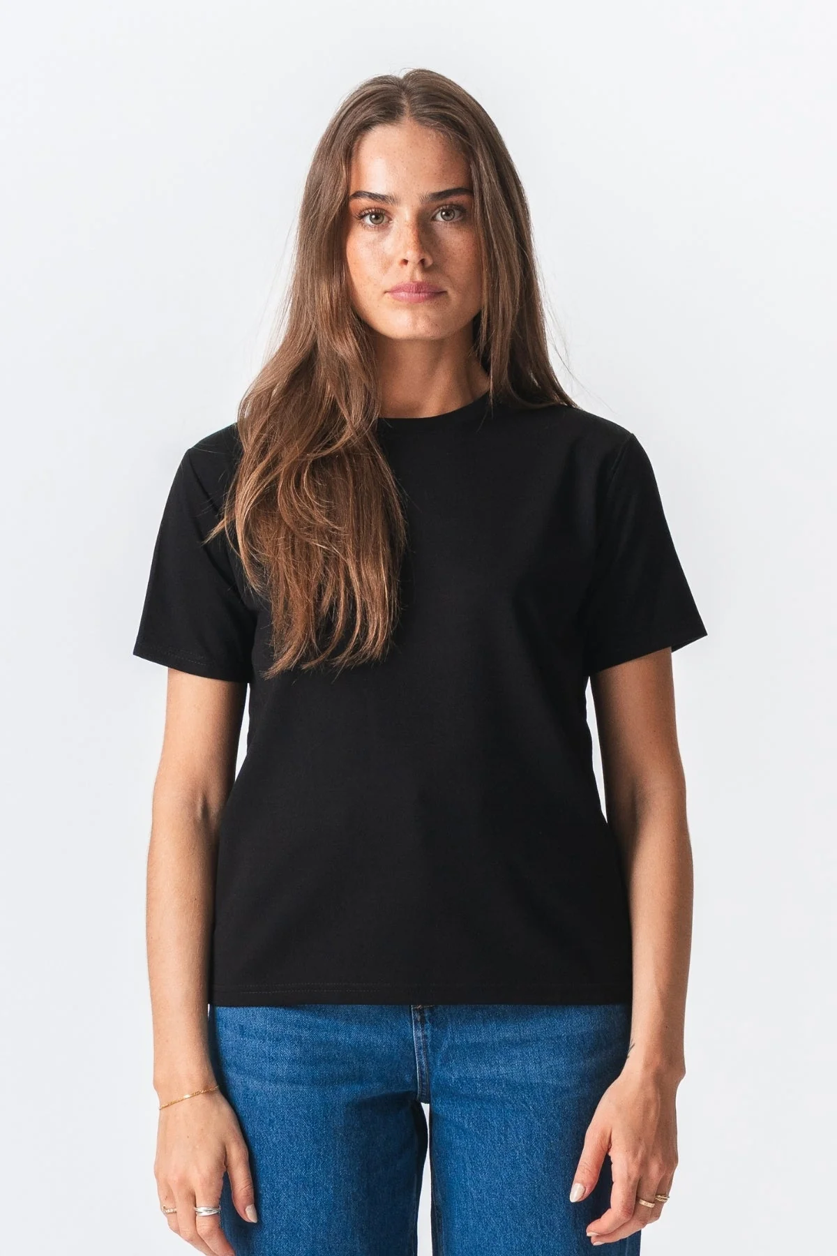 Leah lose T -Shirt - Schwarz