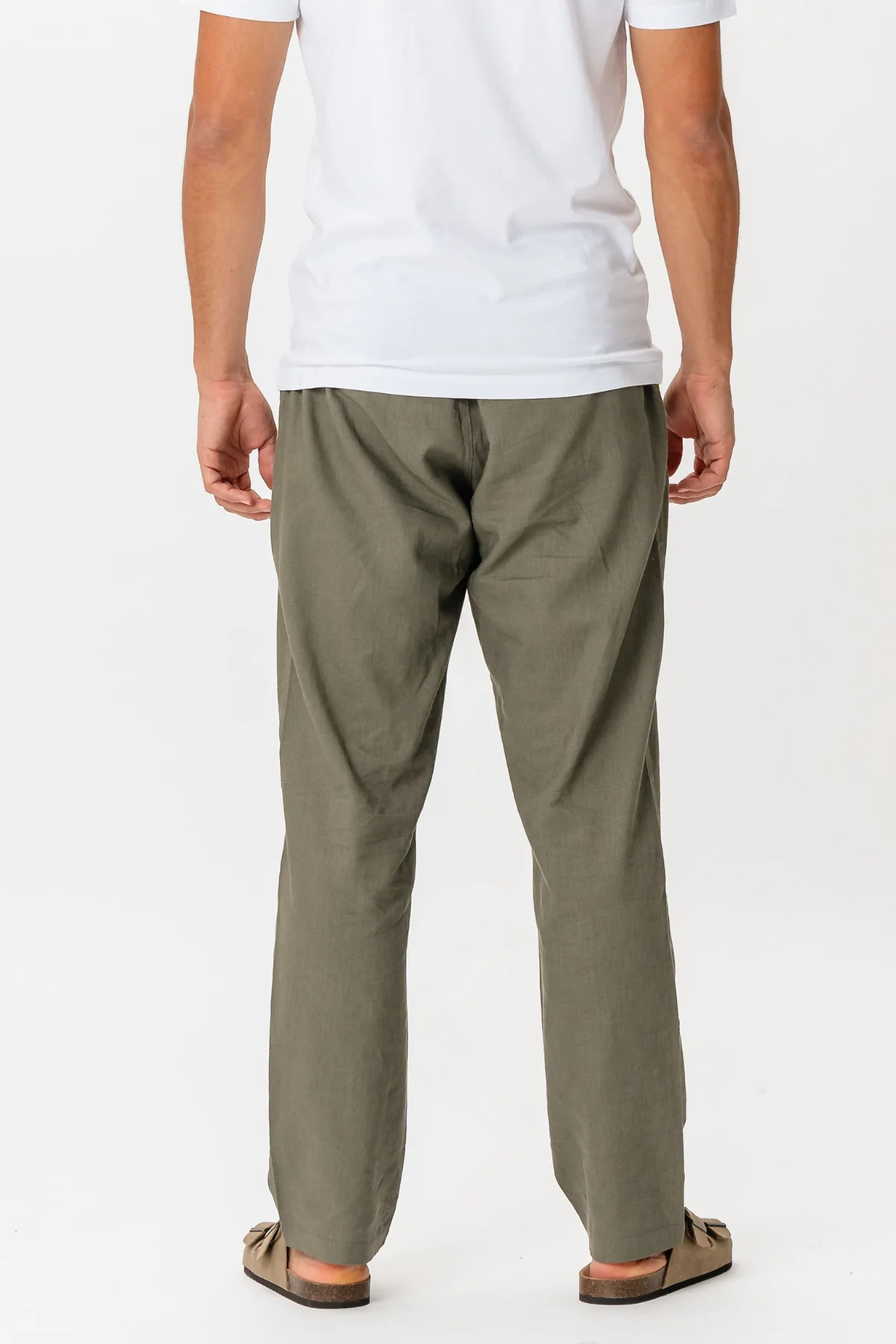 Leinen Pants - Armee - Image 6