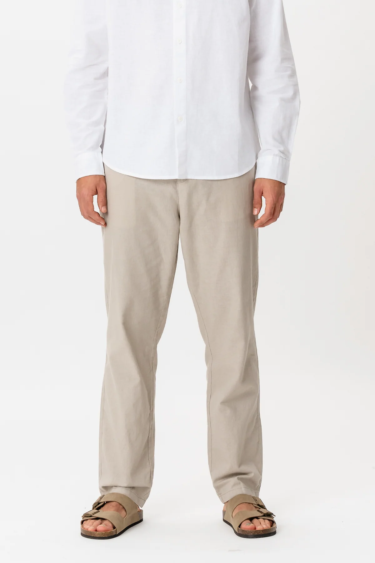 Leinen Pants - Sand - Image 4