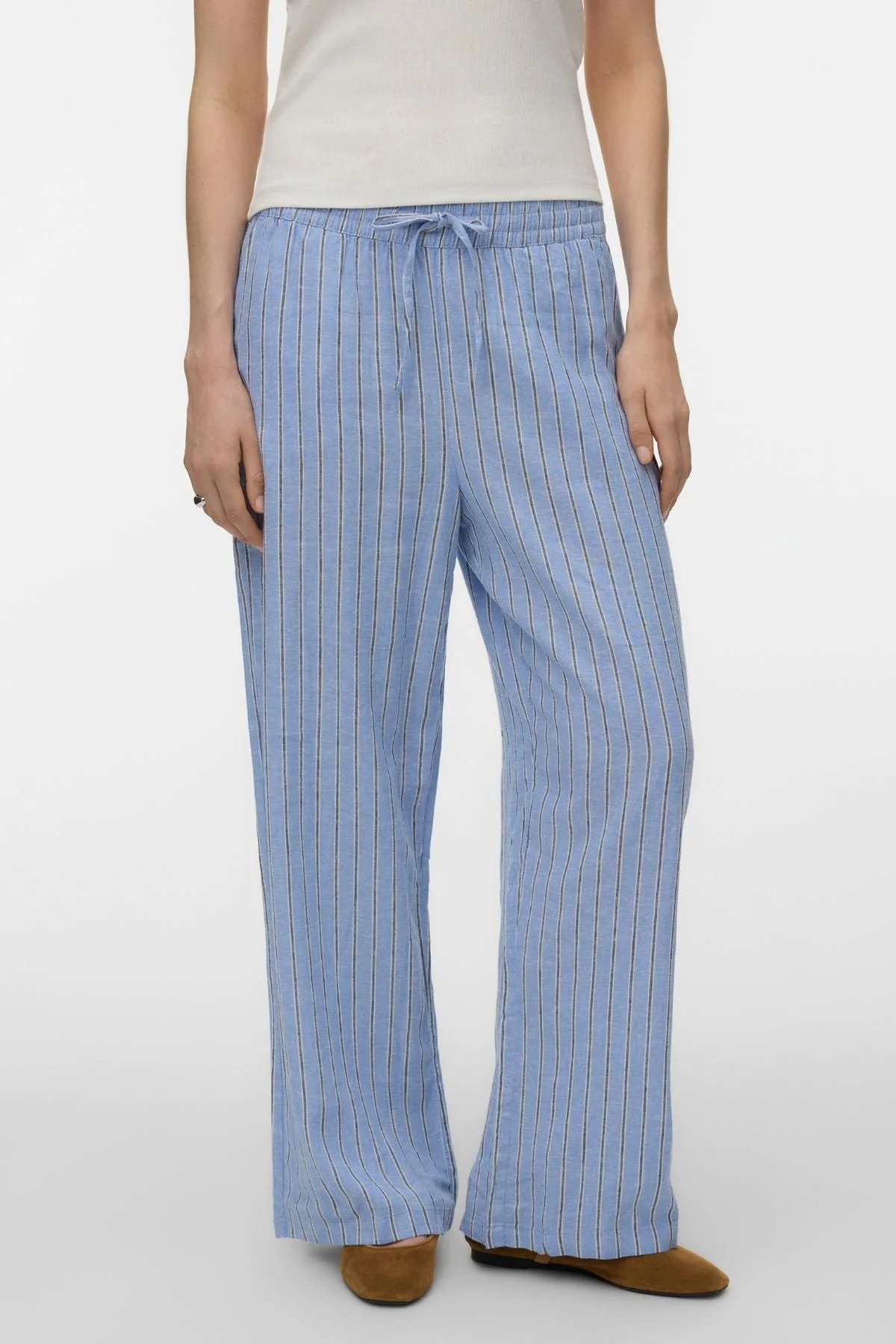 Linn Pants - Kornblumenblau/LIVA-Marineblau