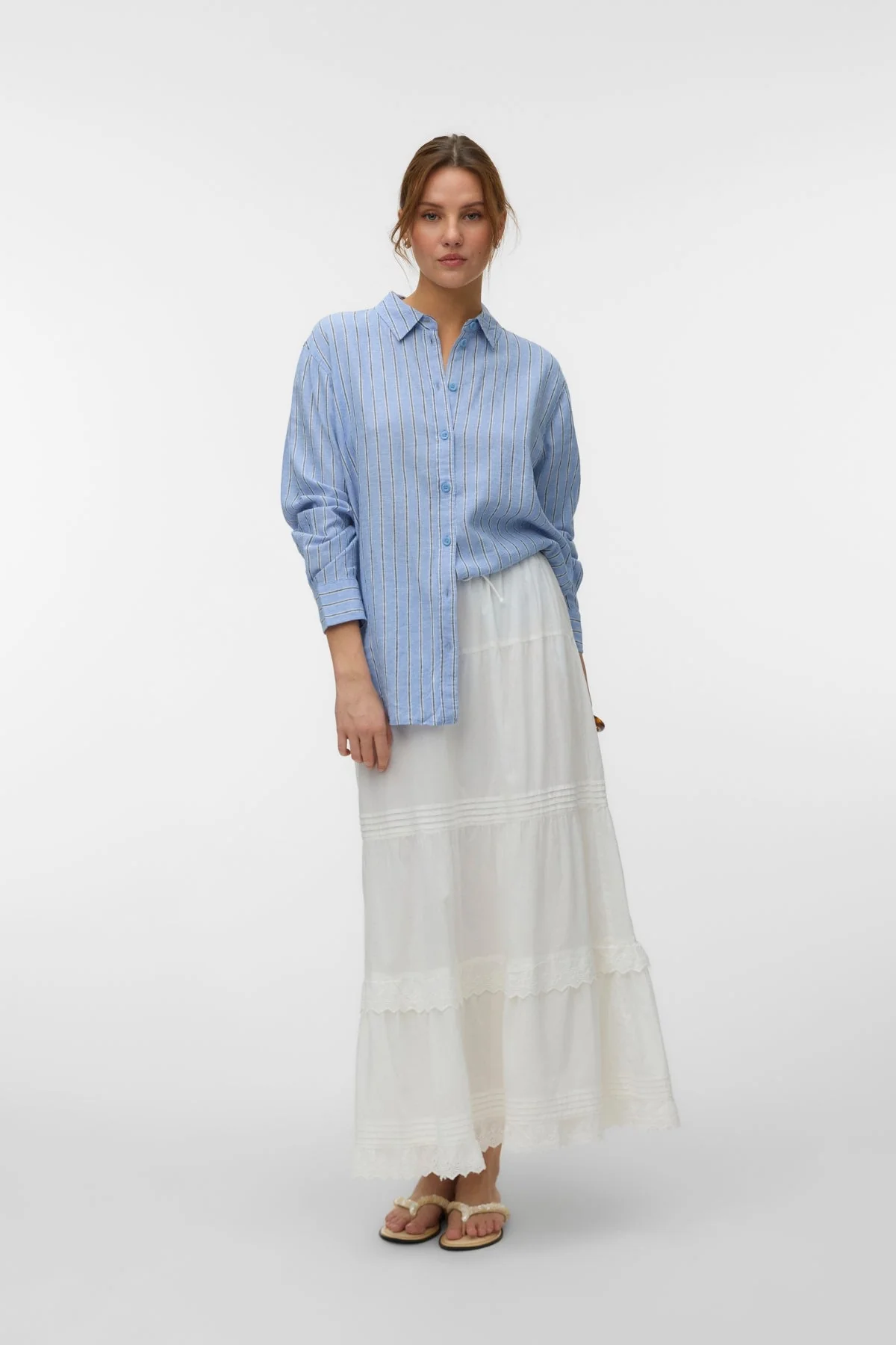 Linn-Hemd – Blazer in Kornblumenblau und Marineblau - Image 2