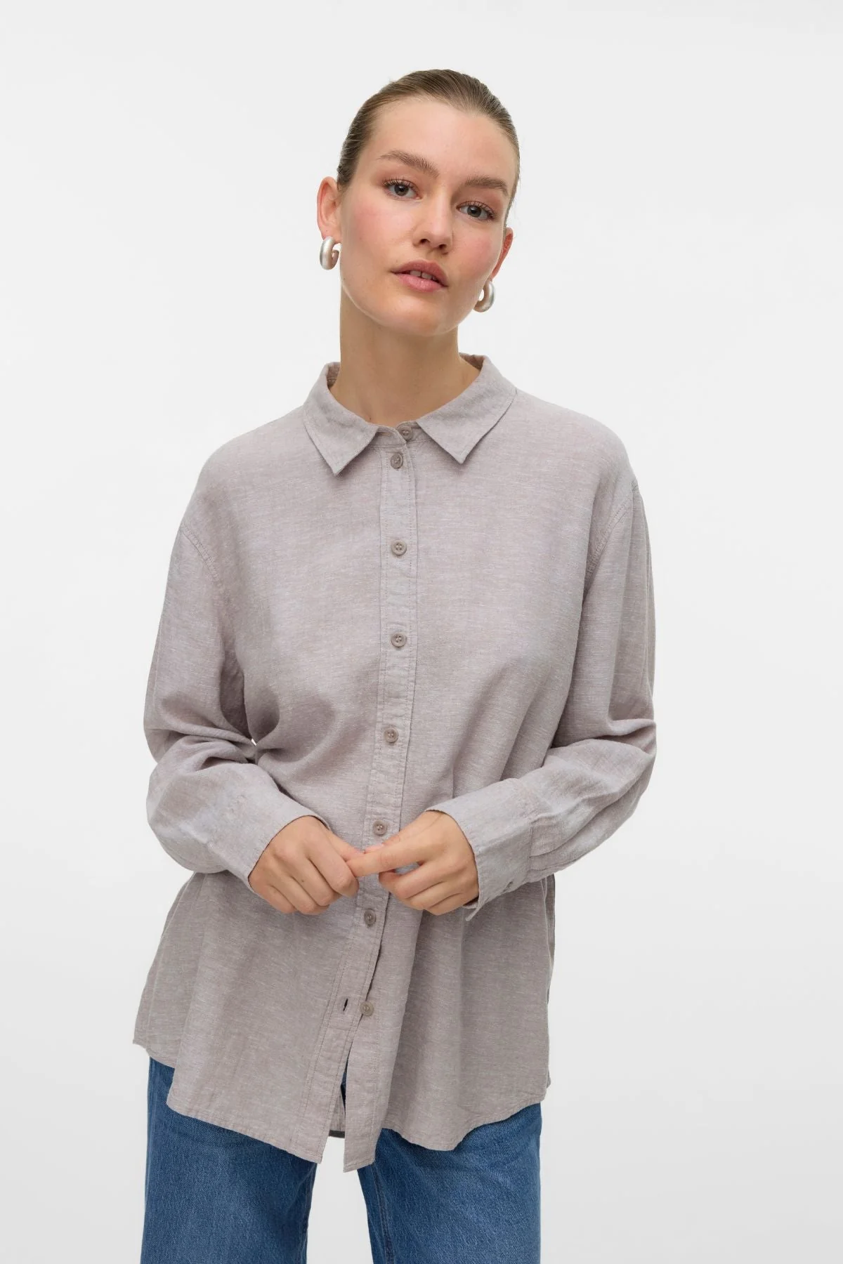 Linn Hemd - Moon Rock Melange