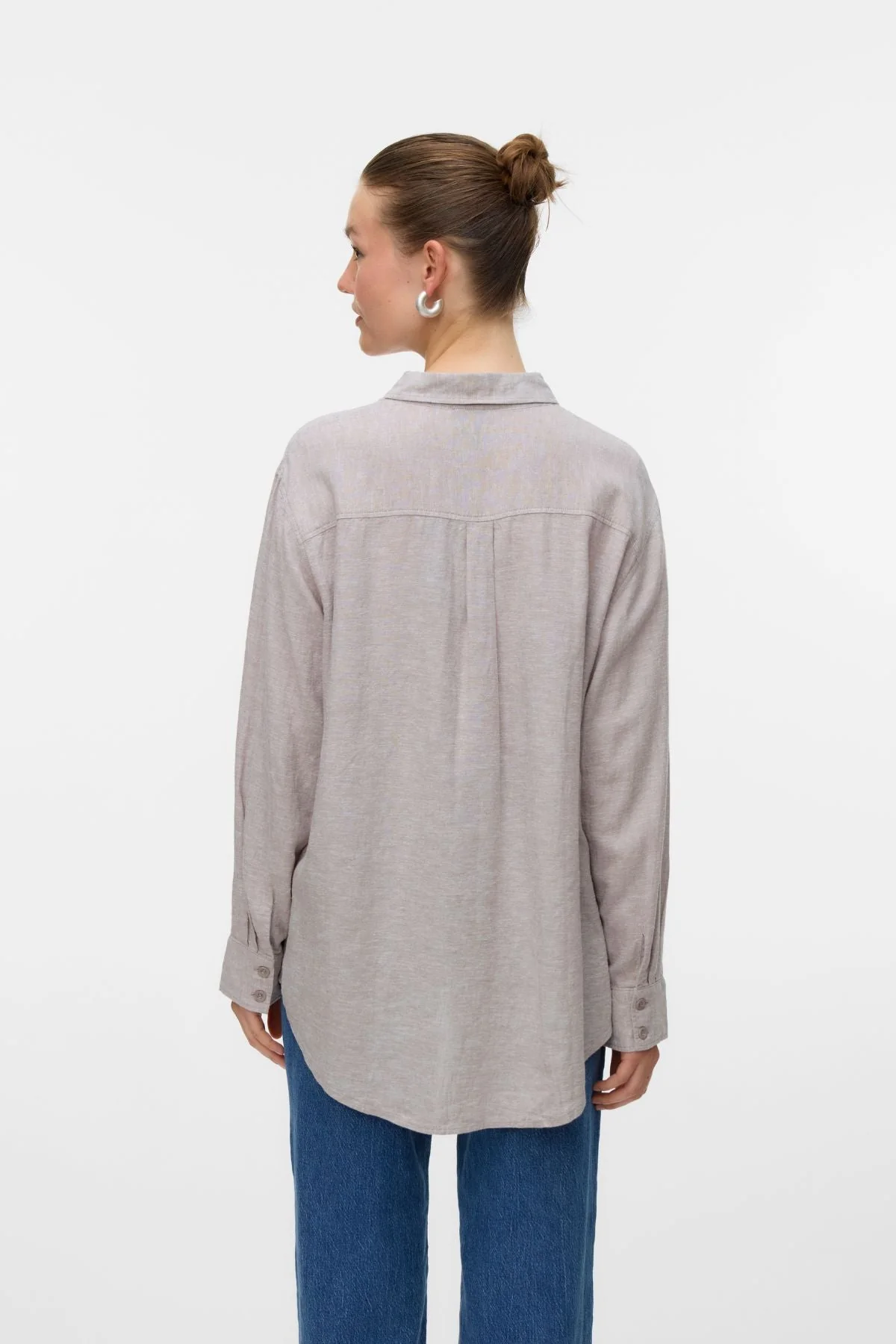 Linn Hemd - Moon Rock Melange - Image 3