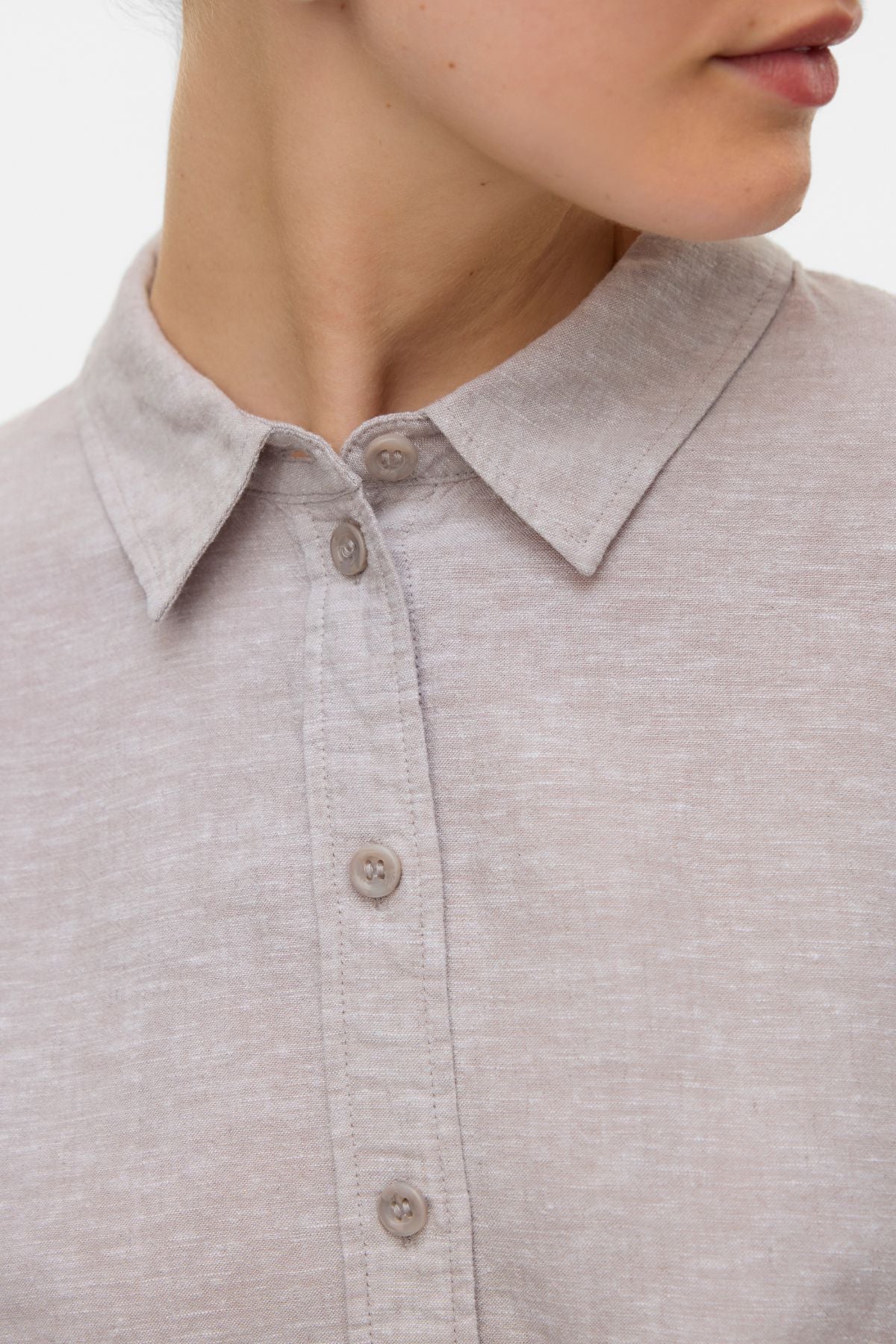 Linn Hemd - Moon Rock Melange - Image 4