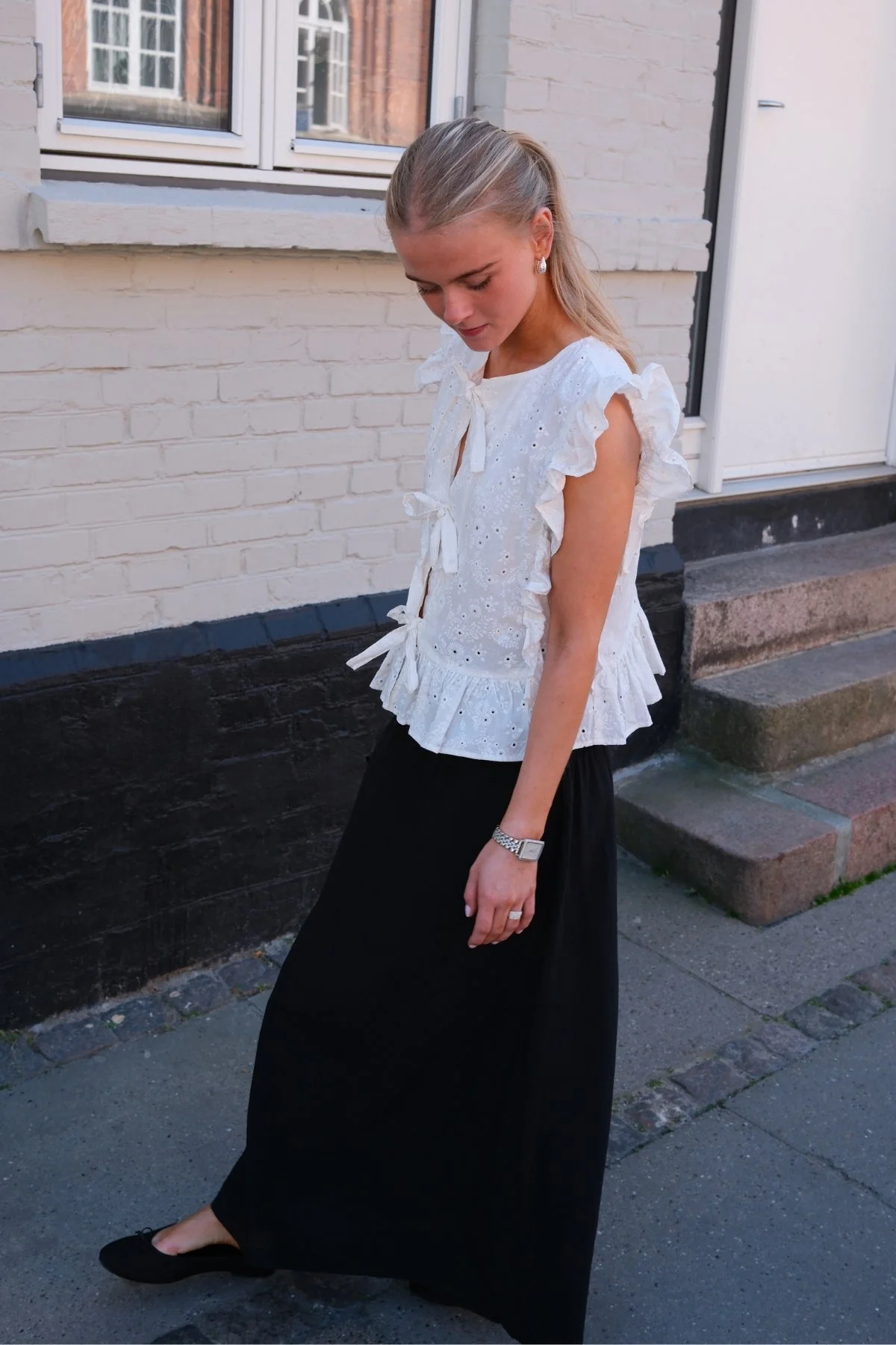 Linn Smock Anklrock - schwarz - Image 3