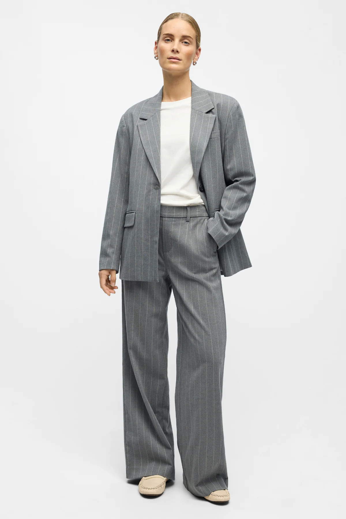 Lisa Blazer - mittelgraue Melange - Image 2
