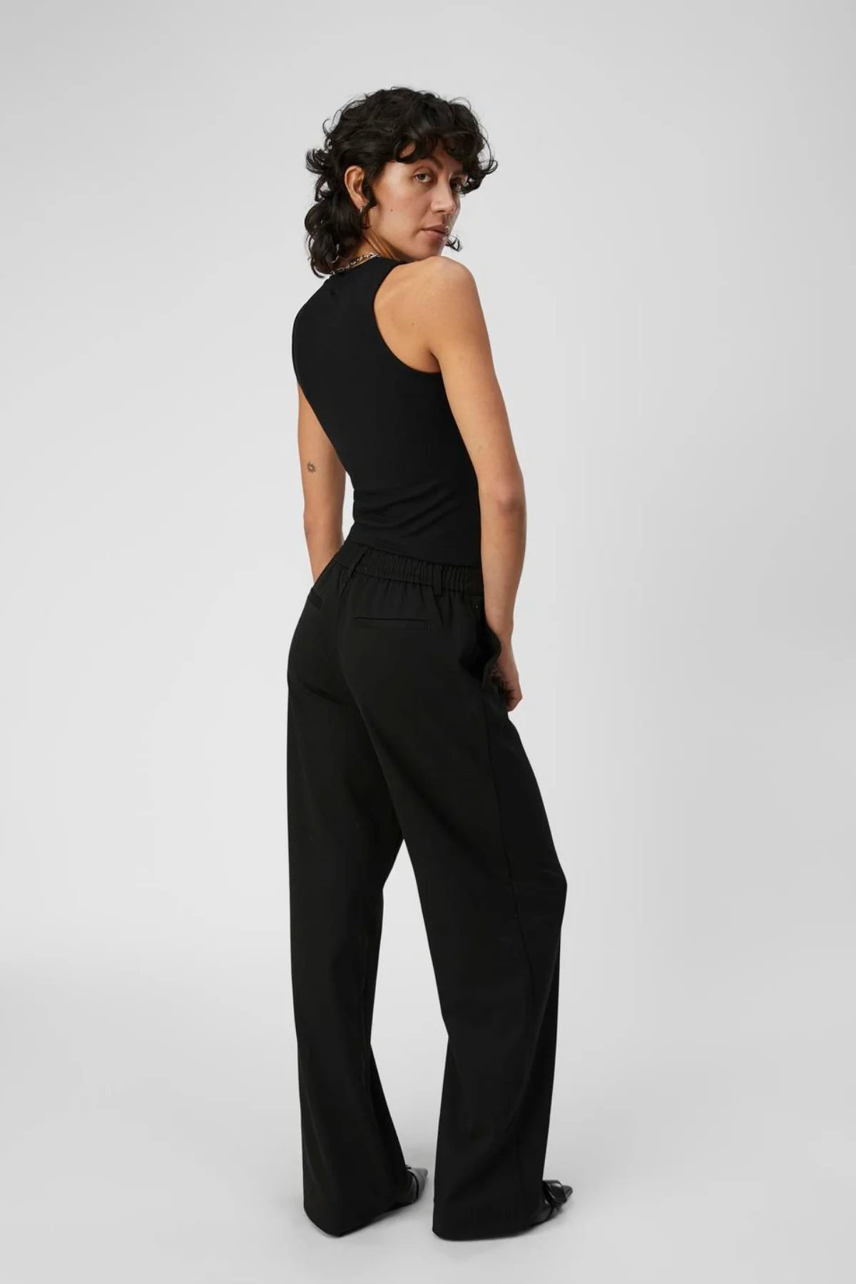 Lisa breit Pants - Schwarz - Image 6