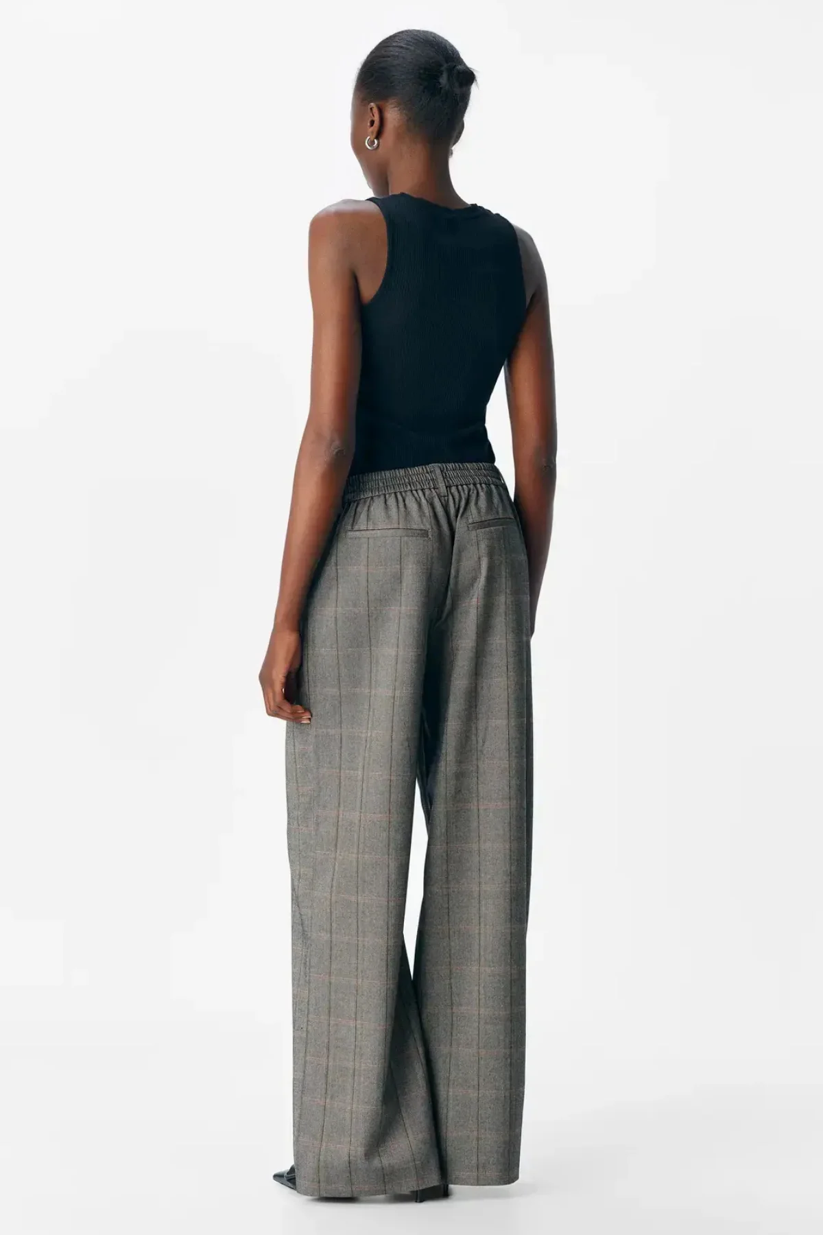 Lisa breit Pants - Schwarz Humus + Tannin - Image 4