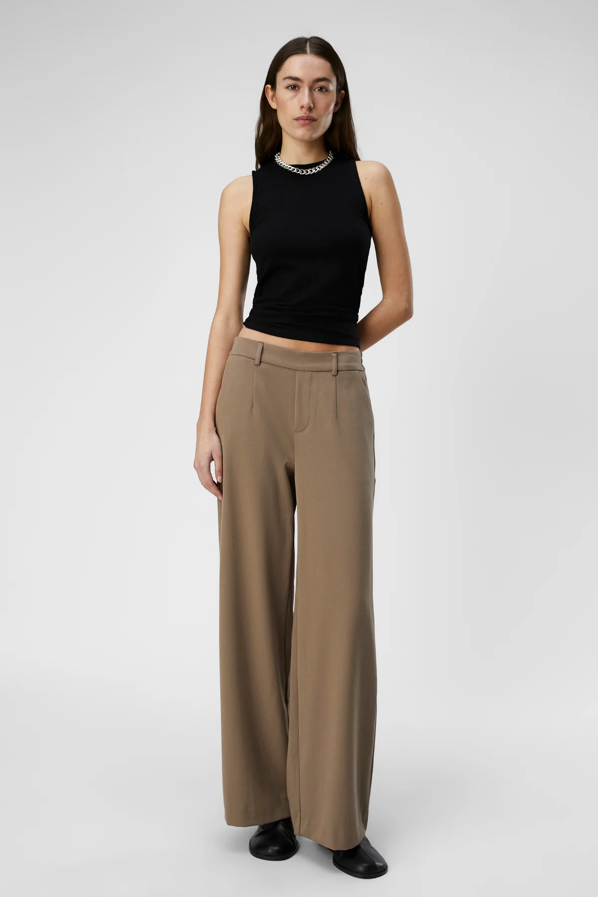 Lisa Wide Pant - Fossil - Image 3