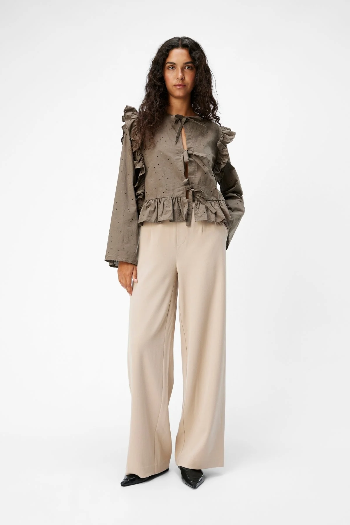 Lisa Wide Pants - Humus - Image 2