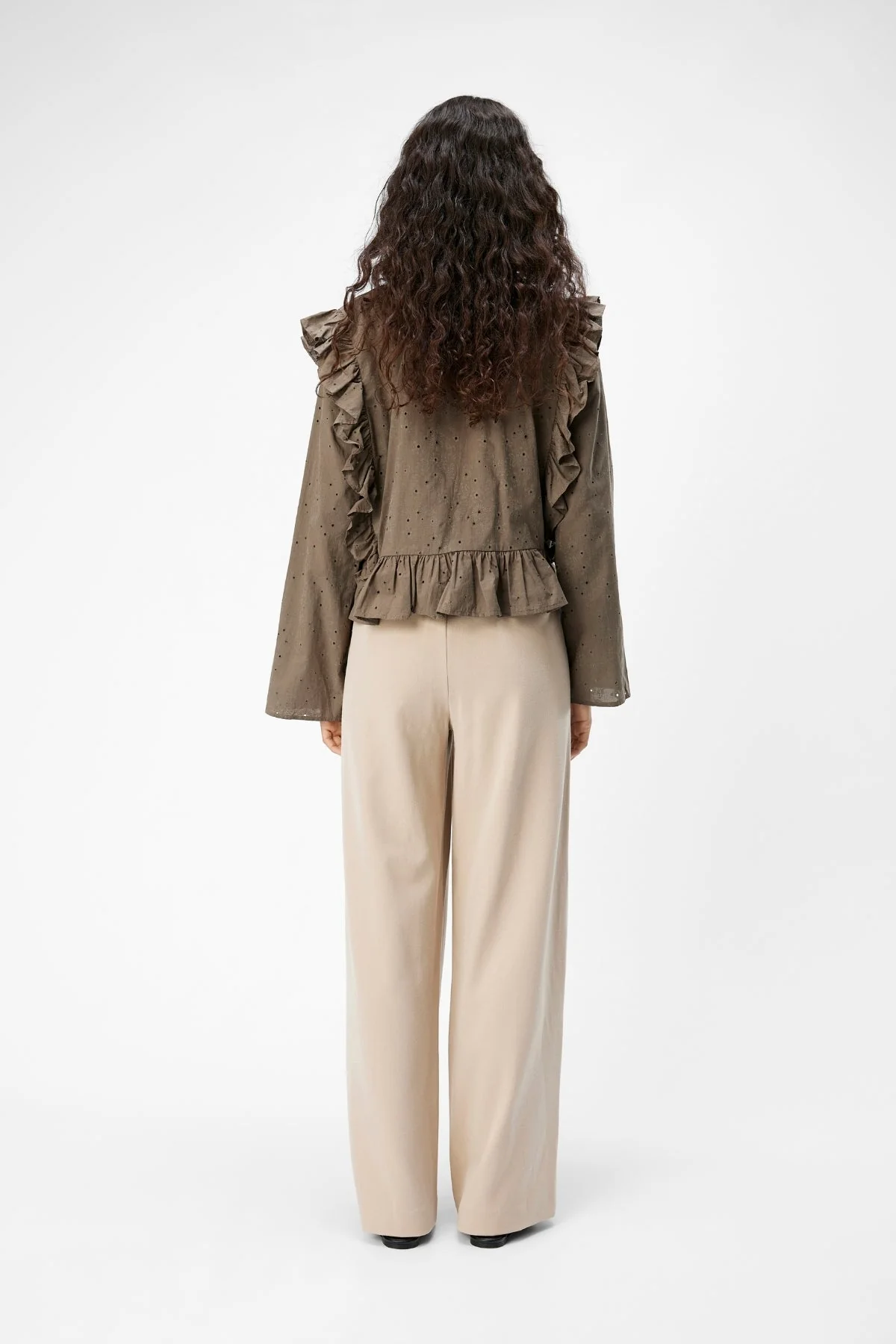 Lisa Wide Pants - Humus - Image 4