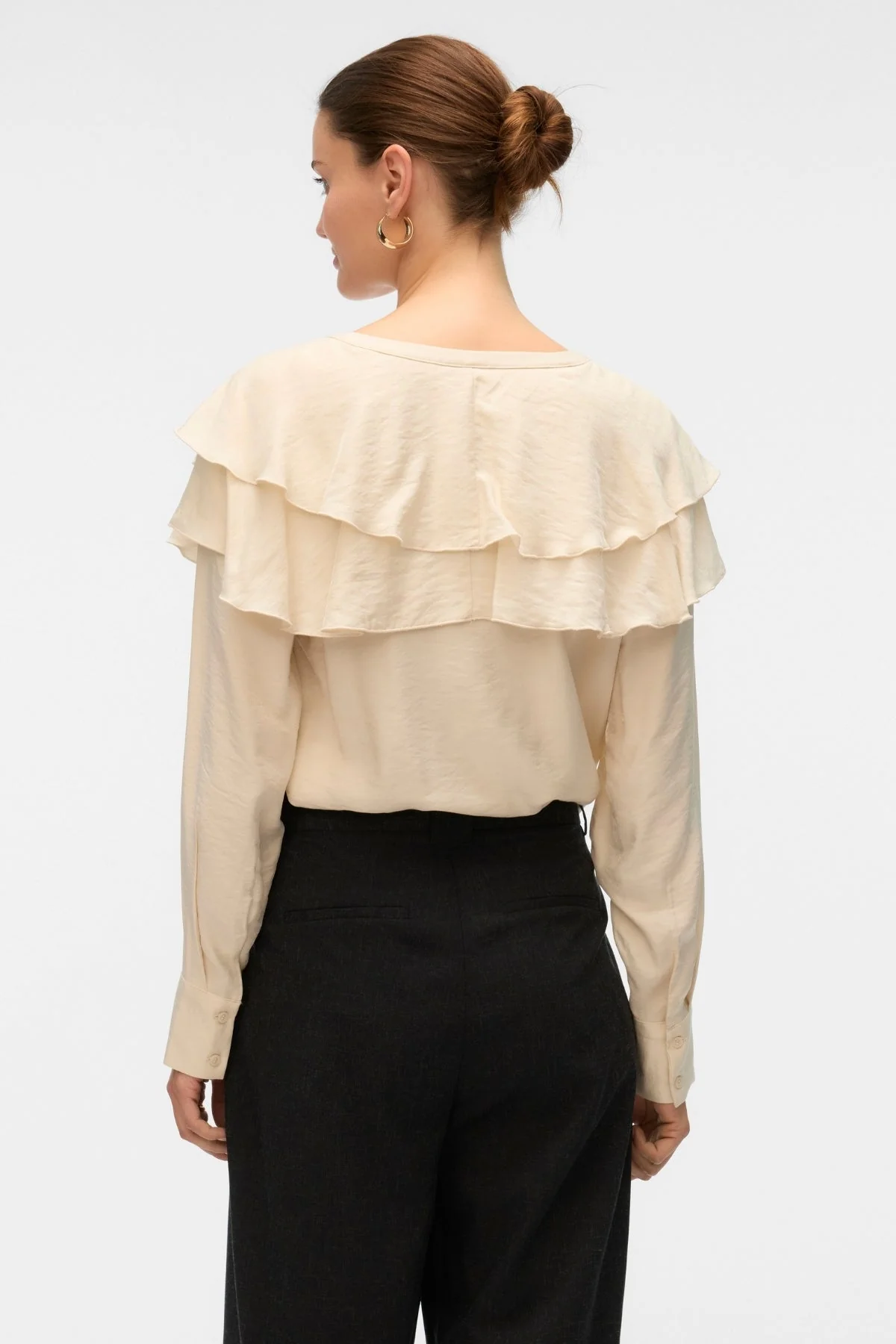 Lizzi flocken Top - Birke - Image 3