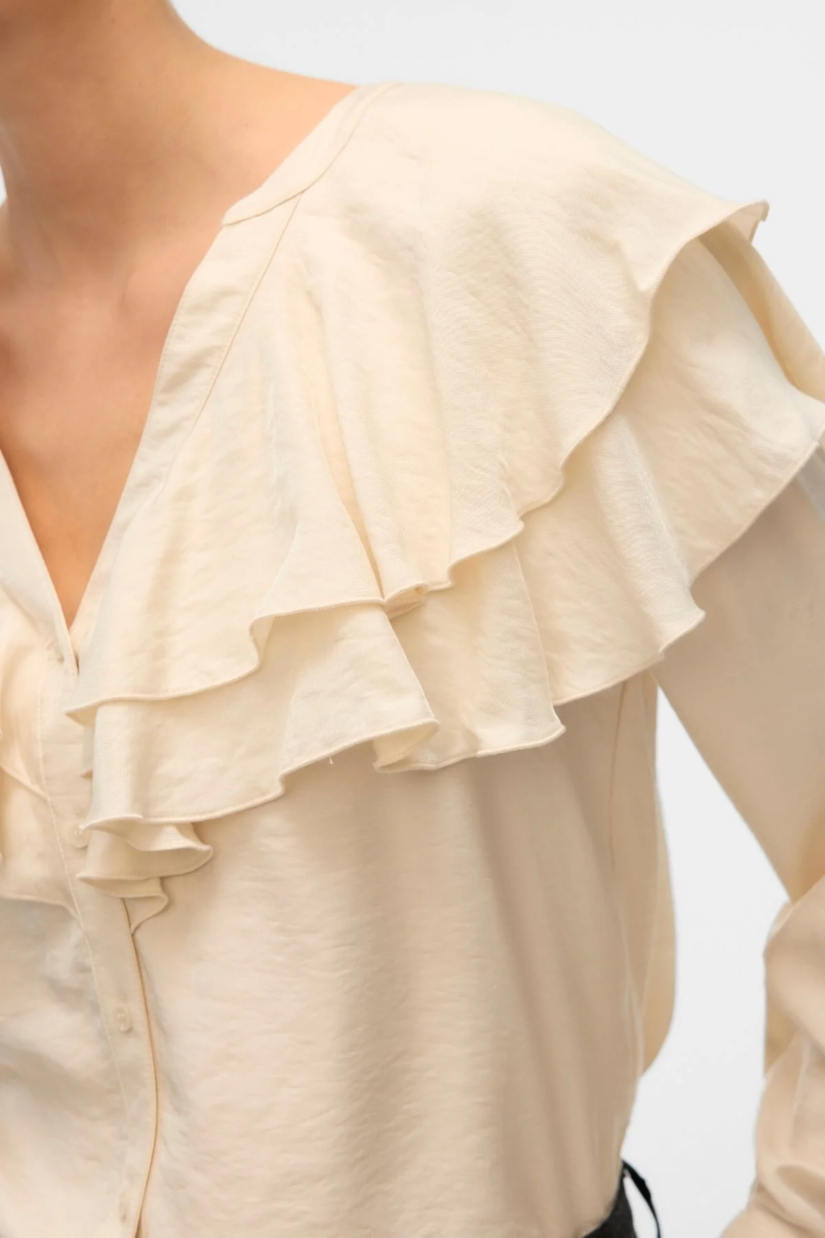 Lizzi flocken Top - Birke - Image 4