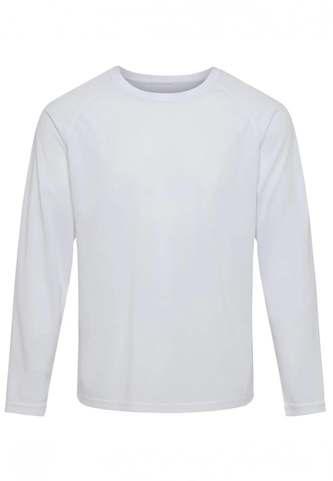 Longsleeve Training T -Shirt - Weiß - Image 4