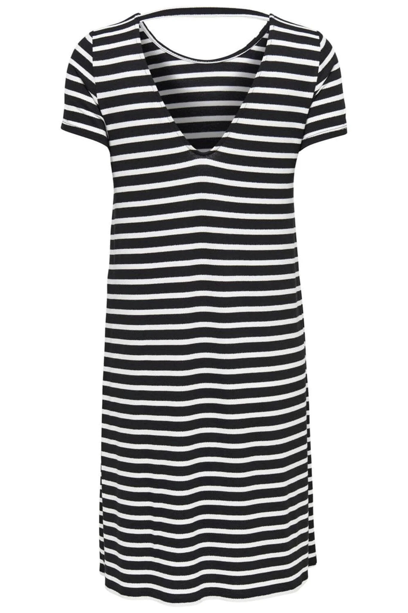 Lose Kleid mit Rückendetails - schwarzer Wolkentänzer - Image 2