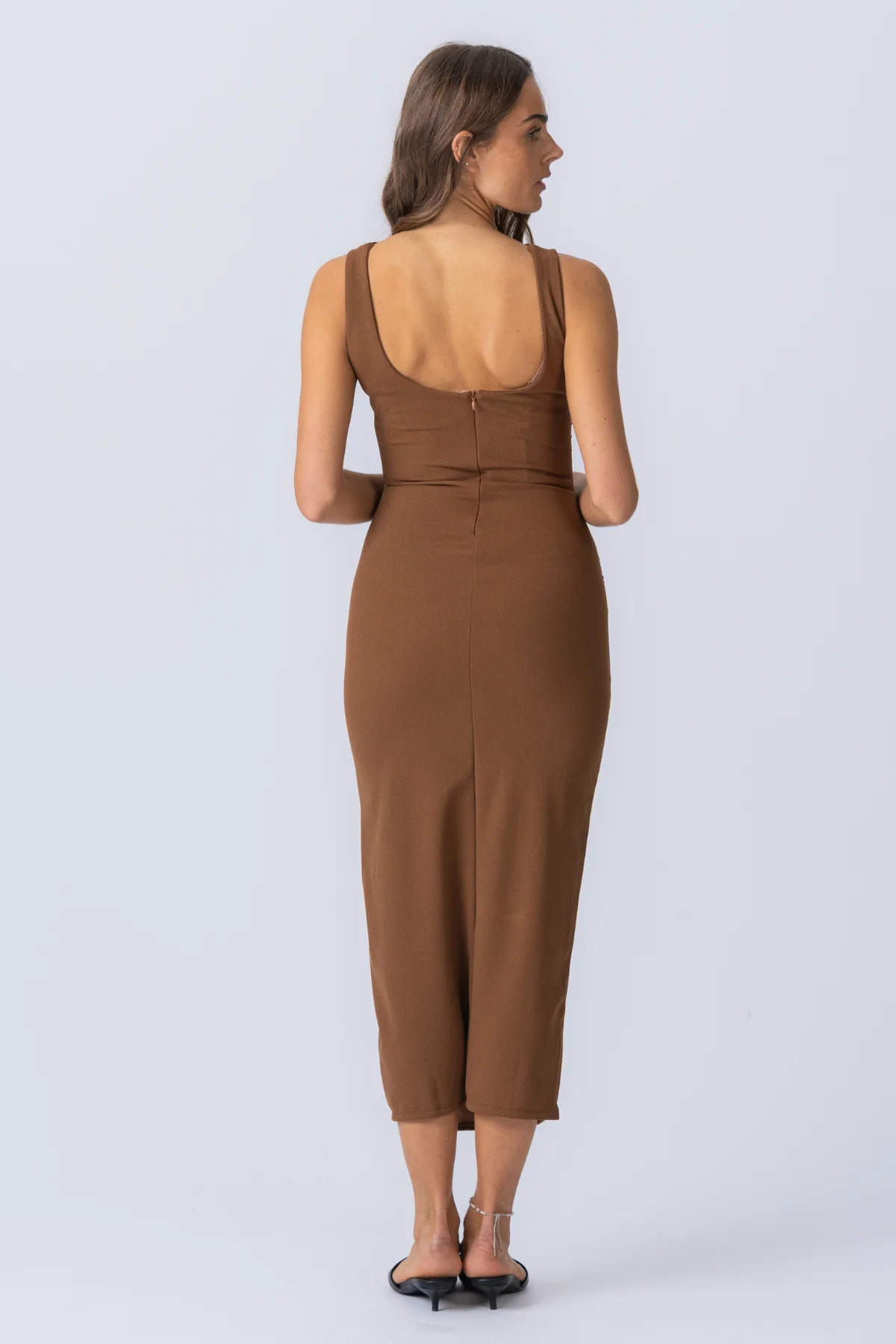 Lucia-Kleid - Braun - Image 4