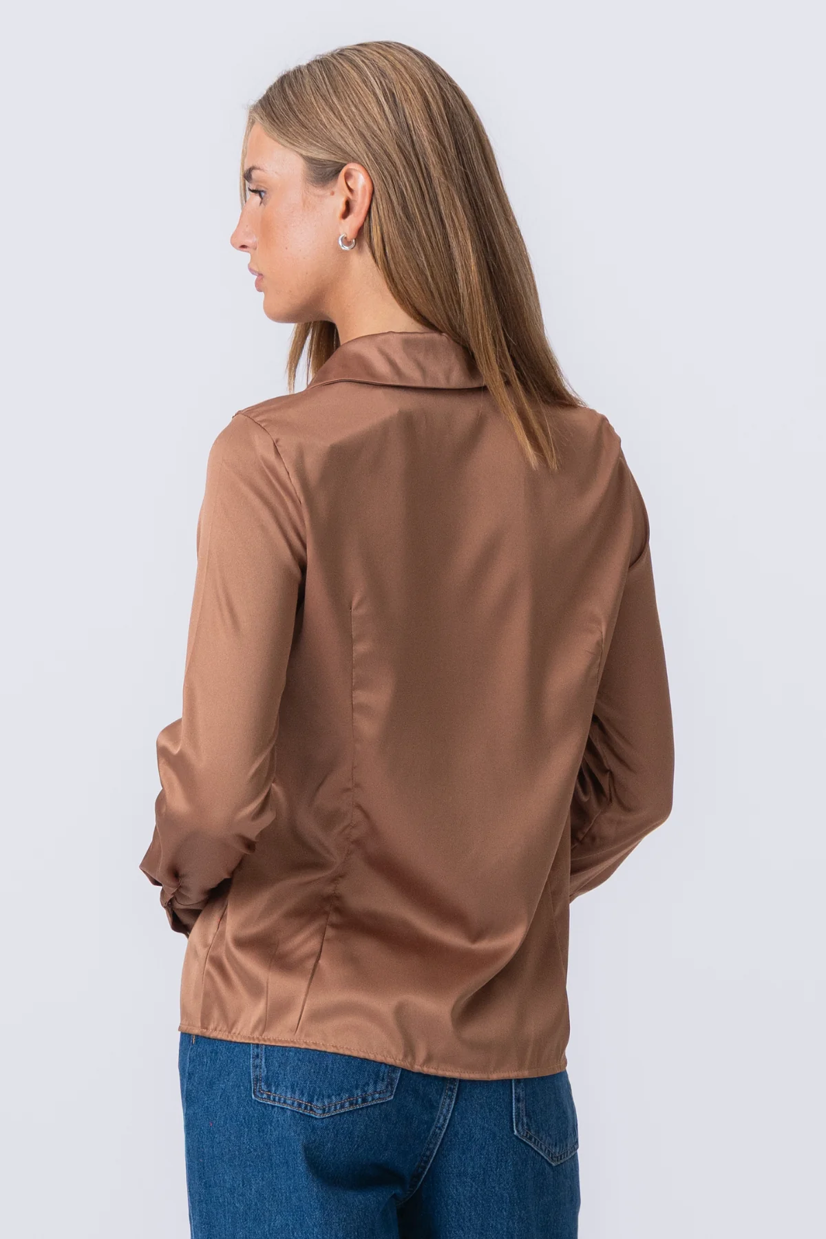 Lucy Tie Shirt - braun - Image 7