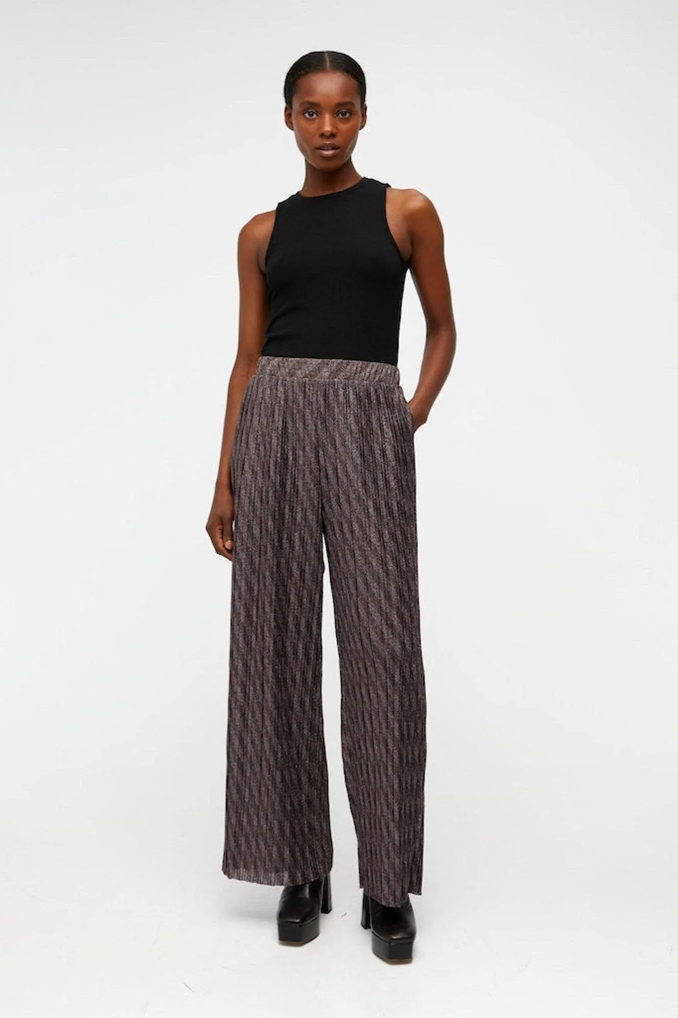 Lux hoher Taille Bukser - sortieren