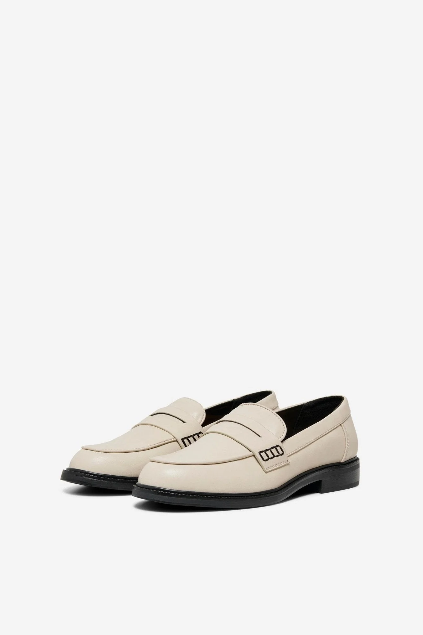 Lux Loafer Sko - Weißer Rauch