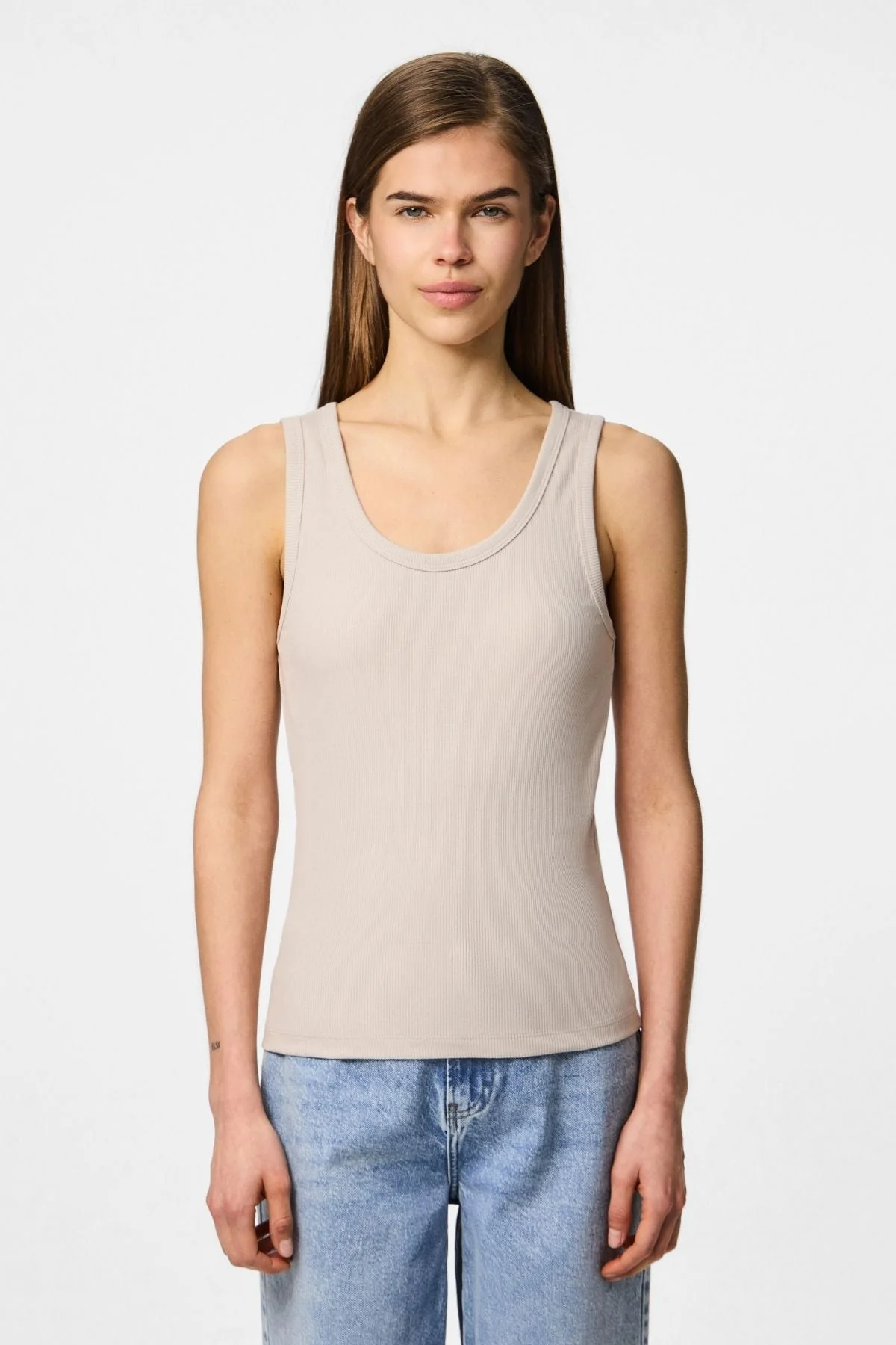 Mai Tanktop - silbrig grau