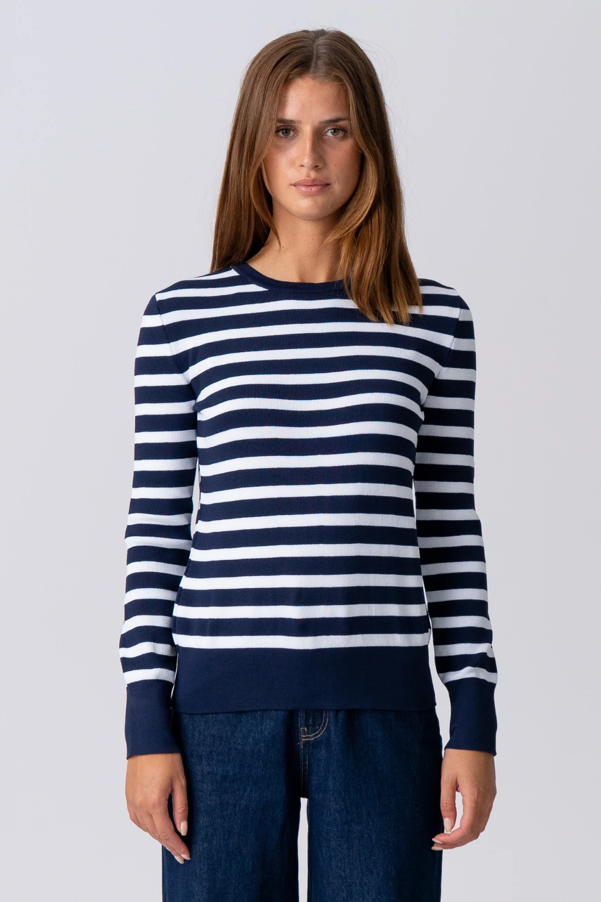 Maja gestreiftes Hemd - Marine