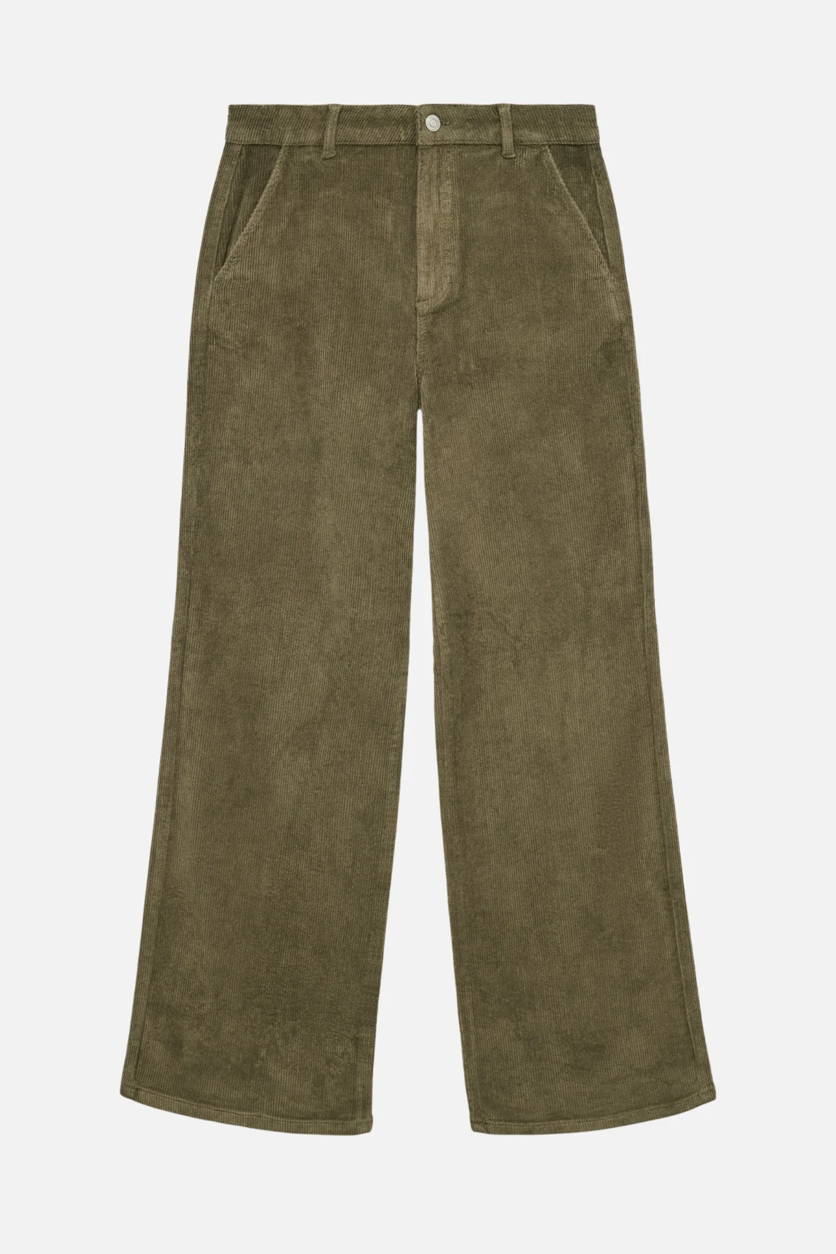 Margot breiter Cord Pants - Traubenblatt - Image 5
