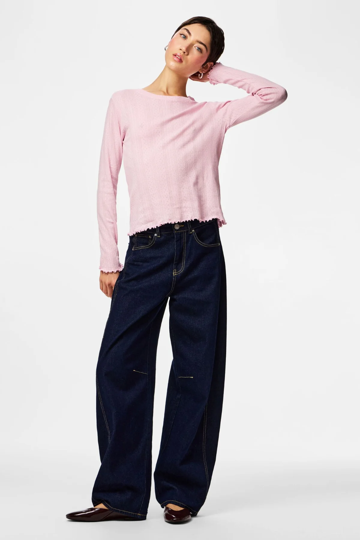 Marie O-Ausschnitt-Top – Rosa Löffler - Image 2