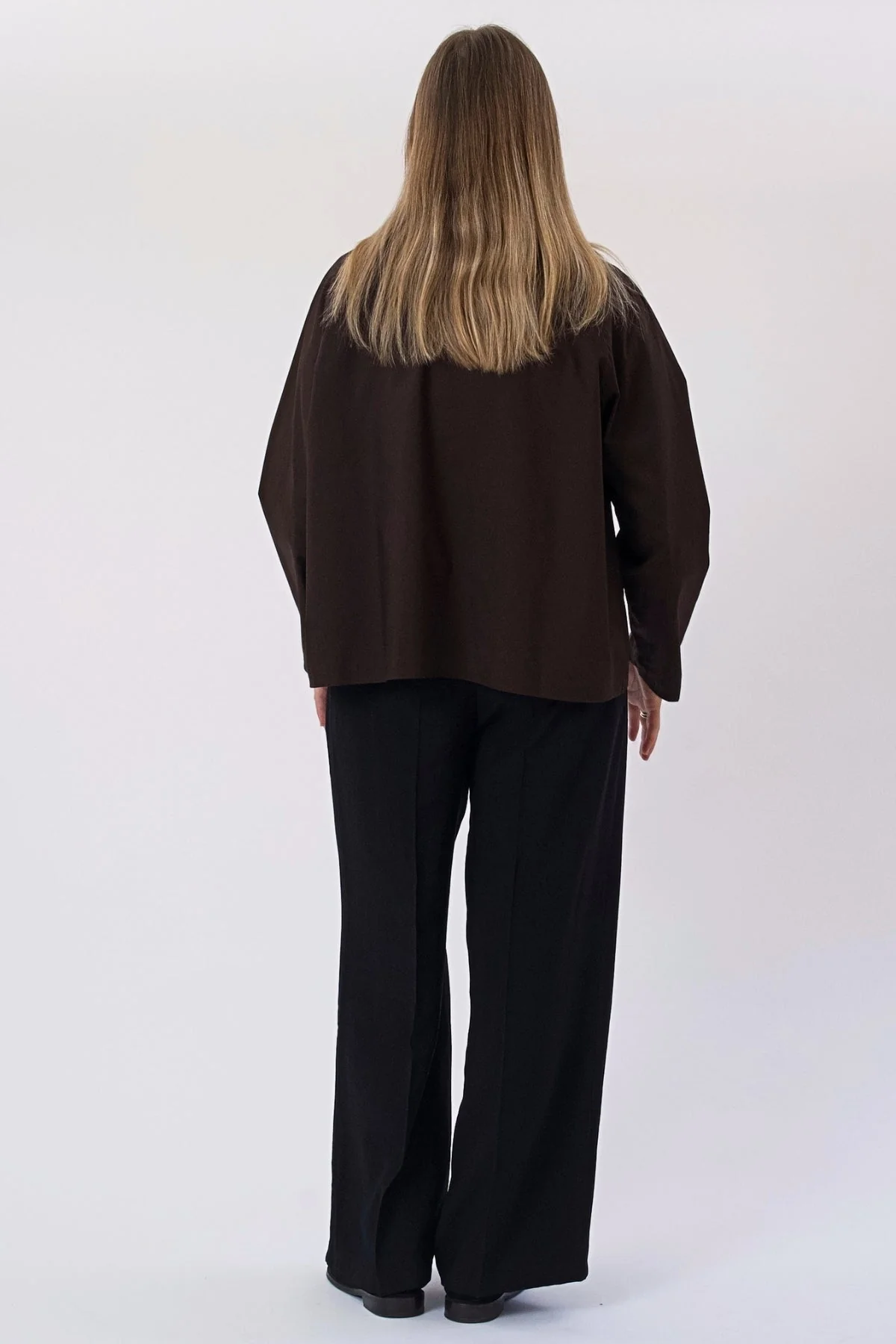 Mavis kurze Jacke – Dunkelbraun - Image 4