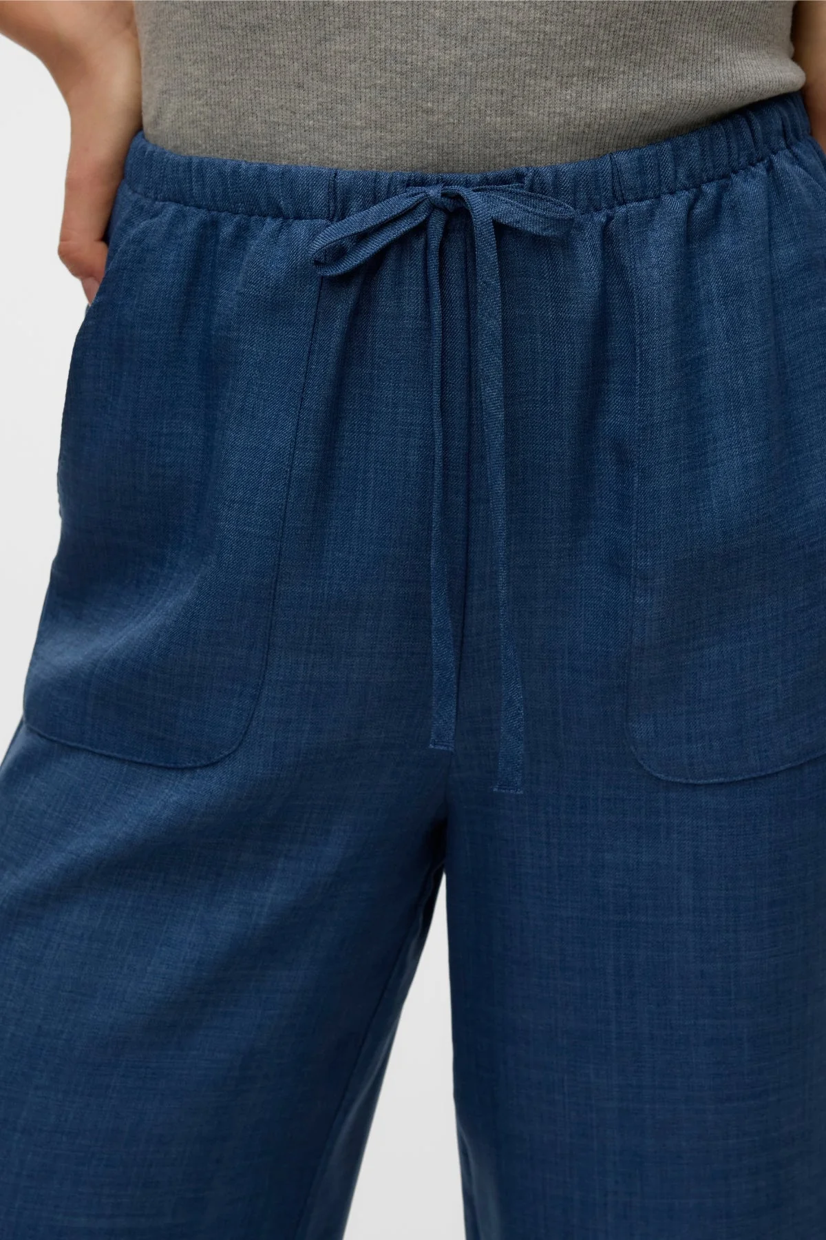 Melaney Loose Pant – Dark Denim Melange - Image 4