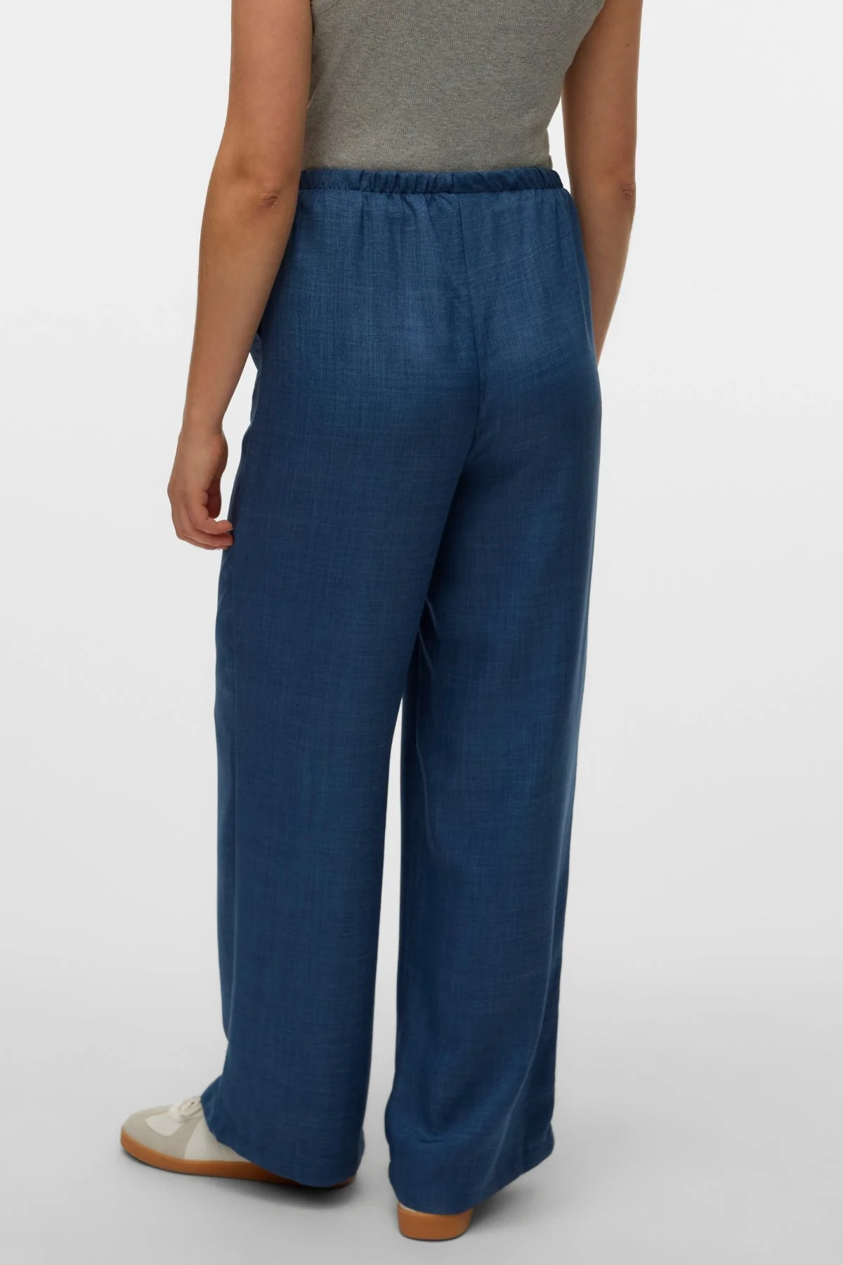 Melaney Loose Pant – Dark Denim Melange - Image 5