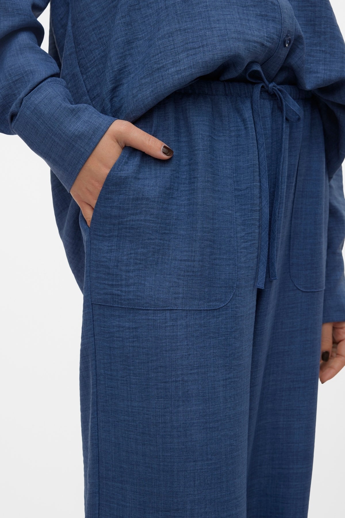 Melaney Loose Pant - Marine Blazer - Image 4