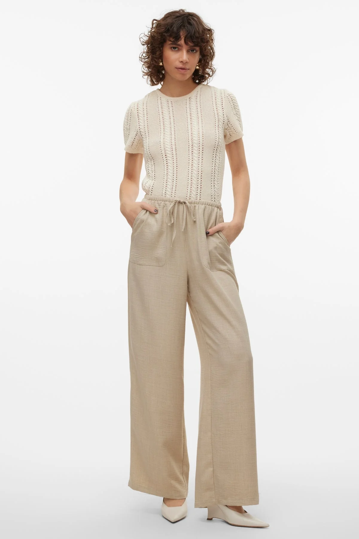 Melaney Loose Pant – Overcast Melange - Image 2