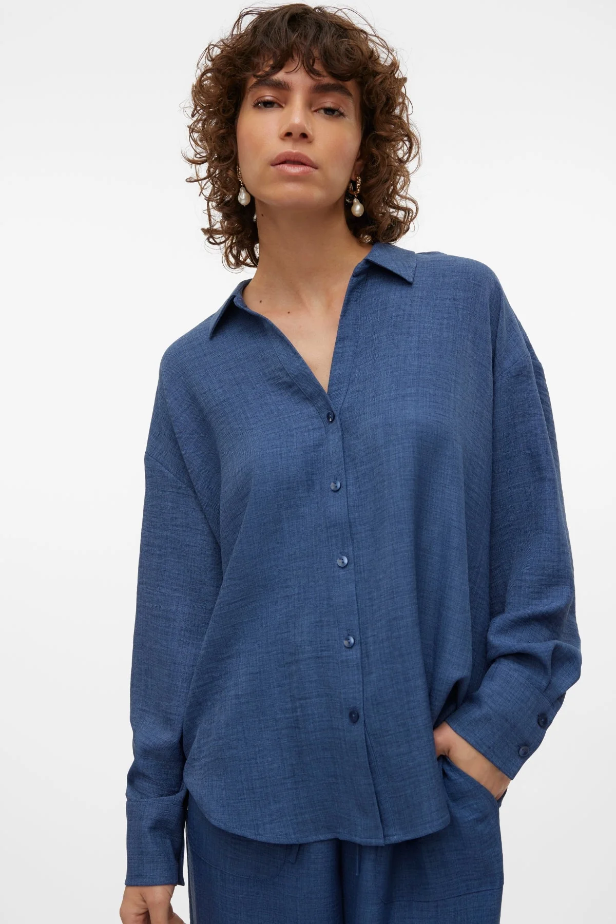 Melaney Queeny Shirt - Navy Blazer - Image 4