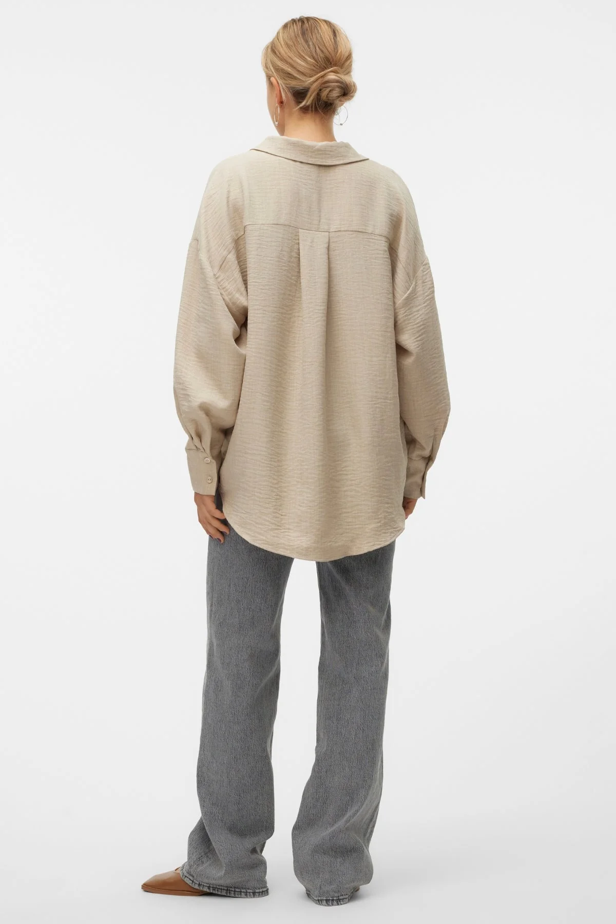 Melaney Queeny Hemd – Overcast Melange - Image 5