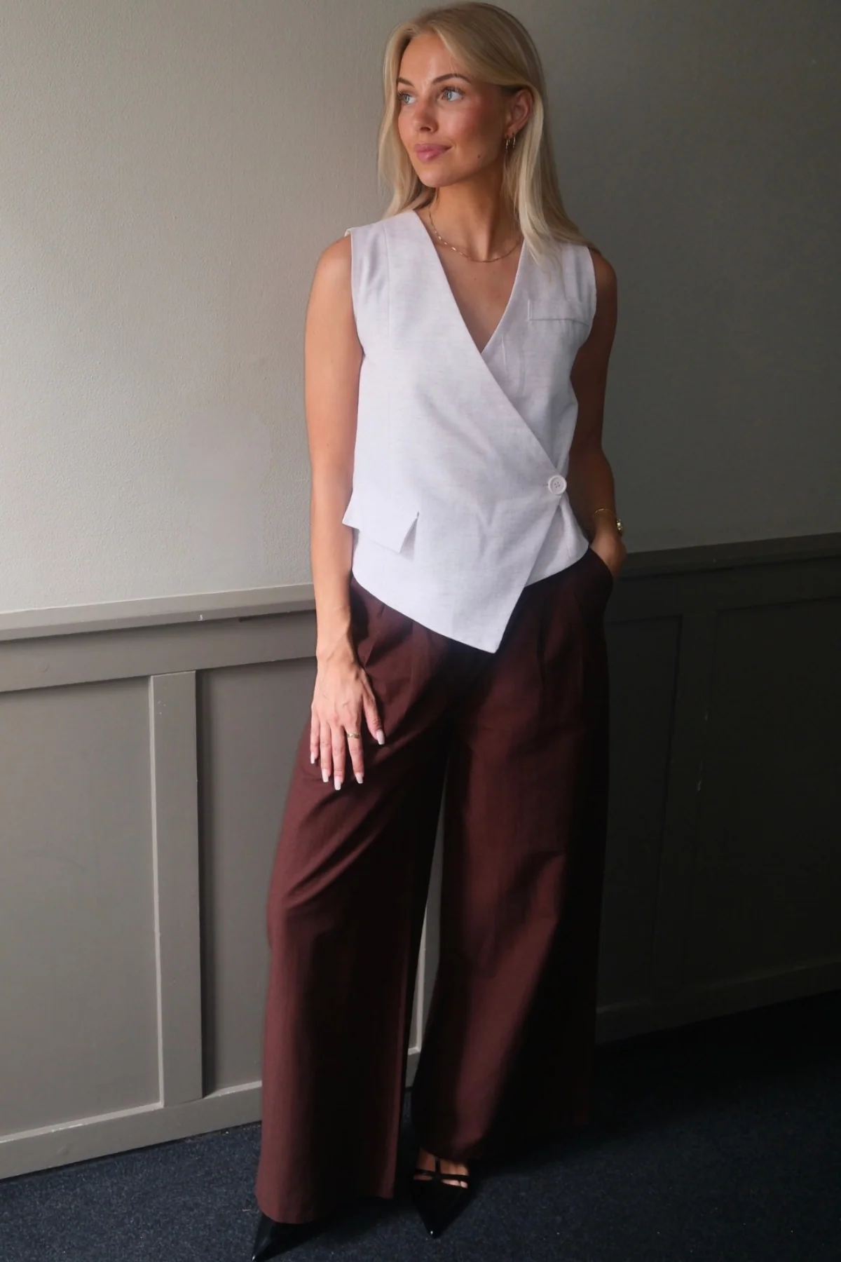 Melissa breit Pants - Braun - Image 7