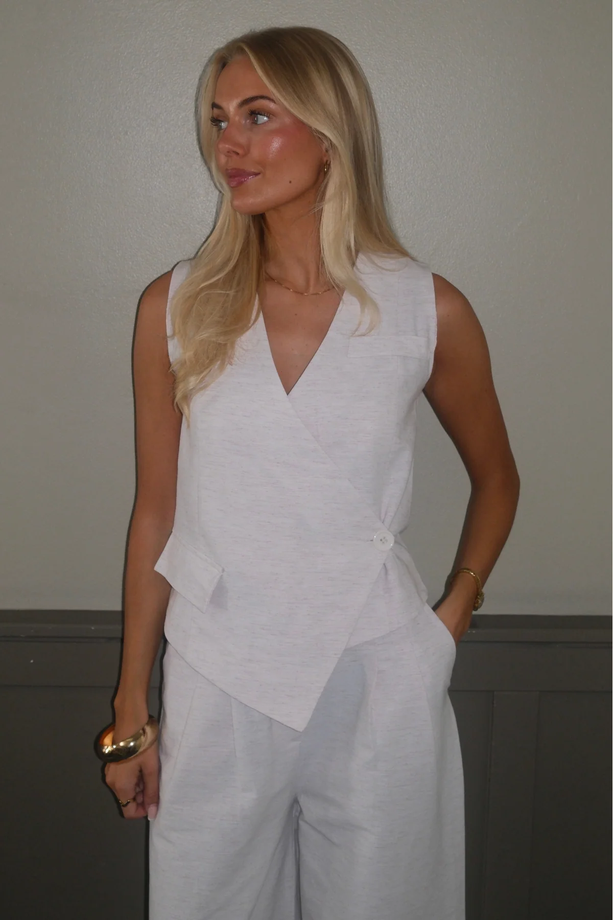 Melissa Weste - Hellgrau - Image 3