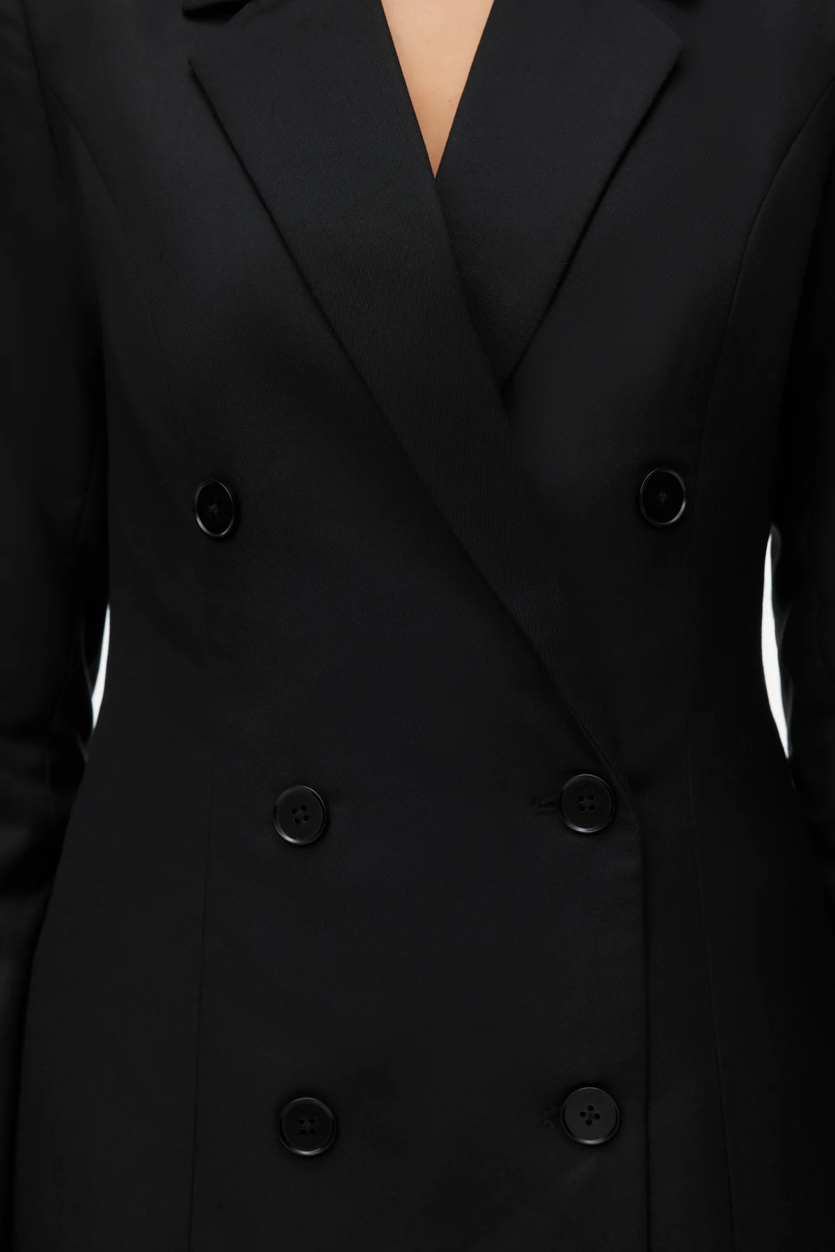 Melly eingebautes Blazer -Kleid - Schwarz - Image 3