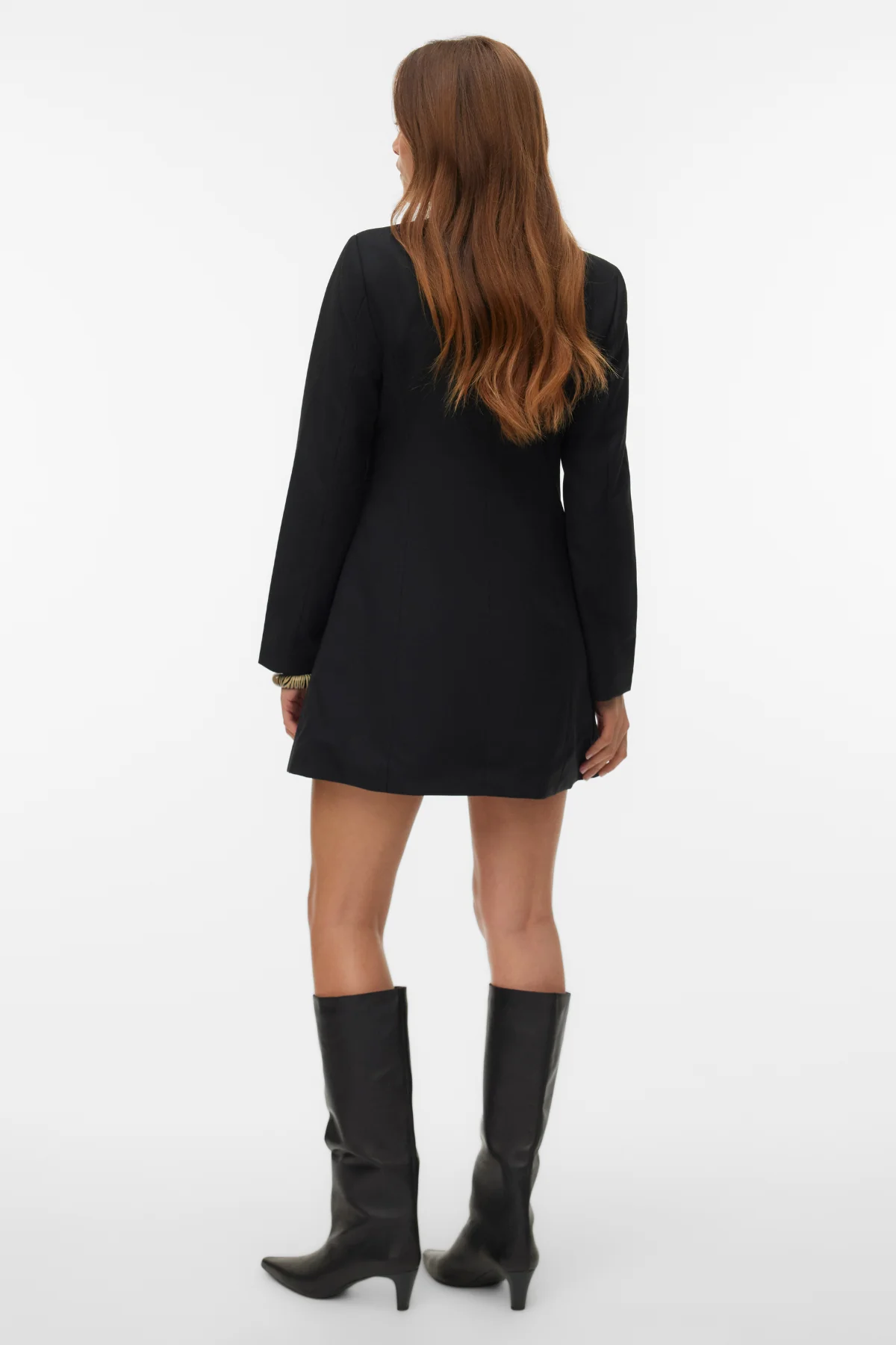 Melly eingebautes Blazer -Kleid - Schwarz - Image 4