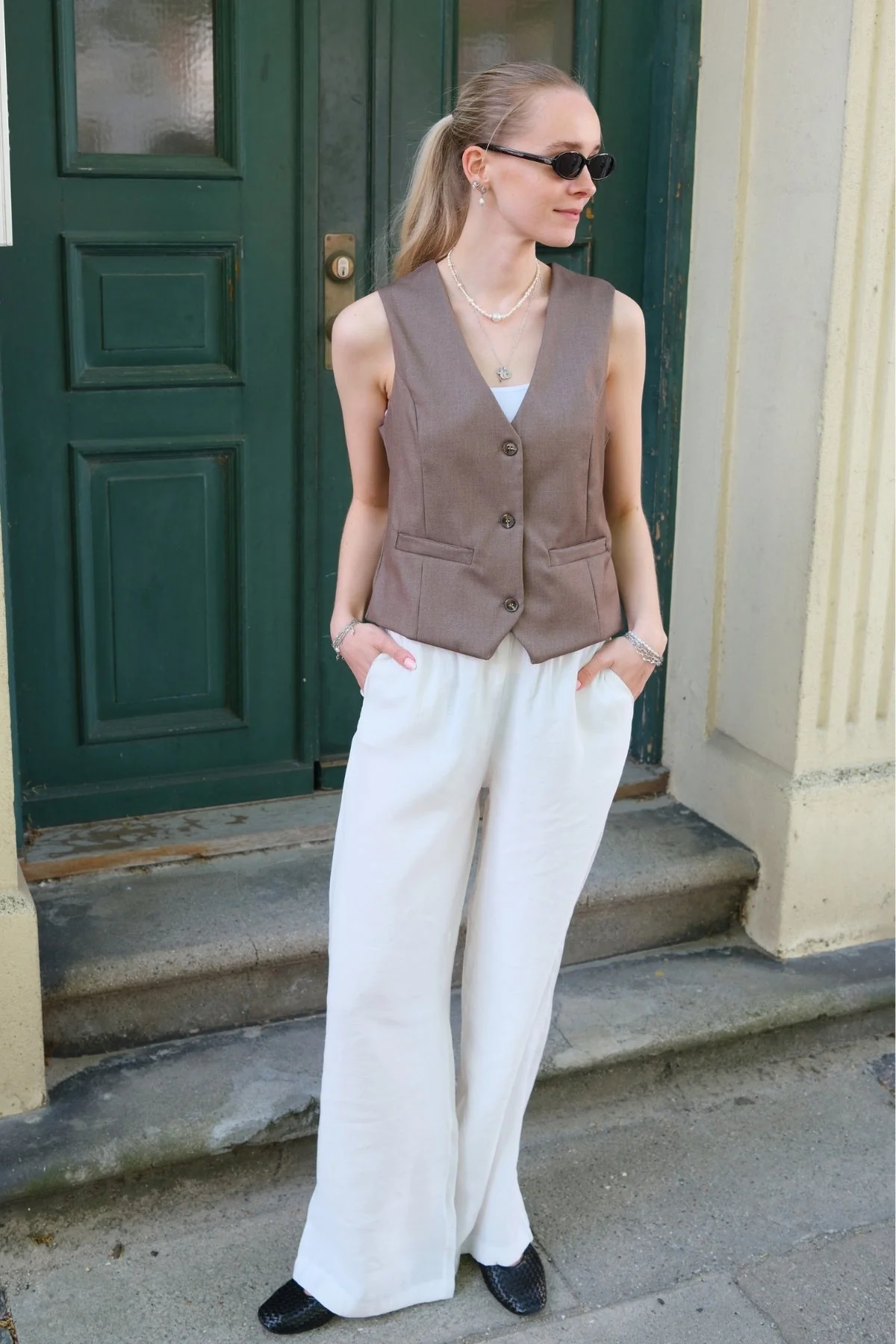 Mia Pants - Weiß - Image 3