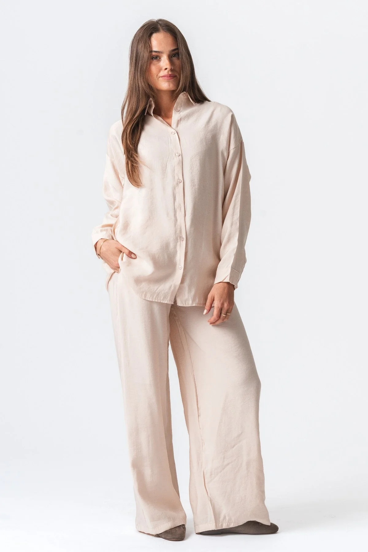 Mia Shirt - Beige - Image 4