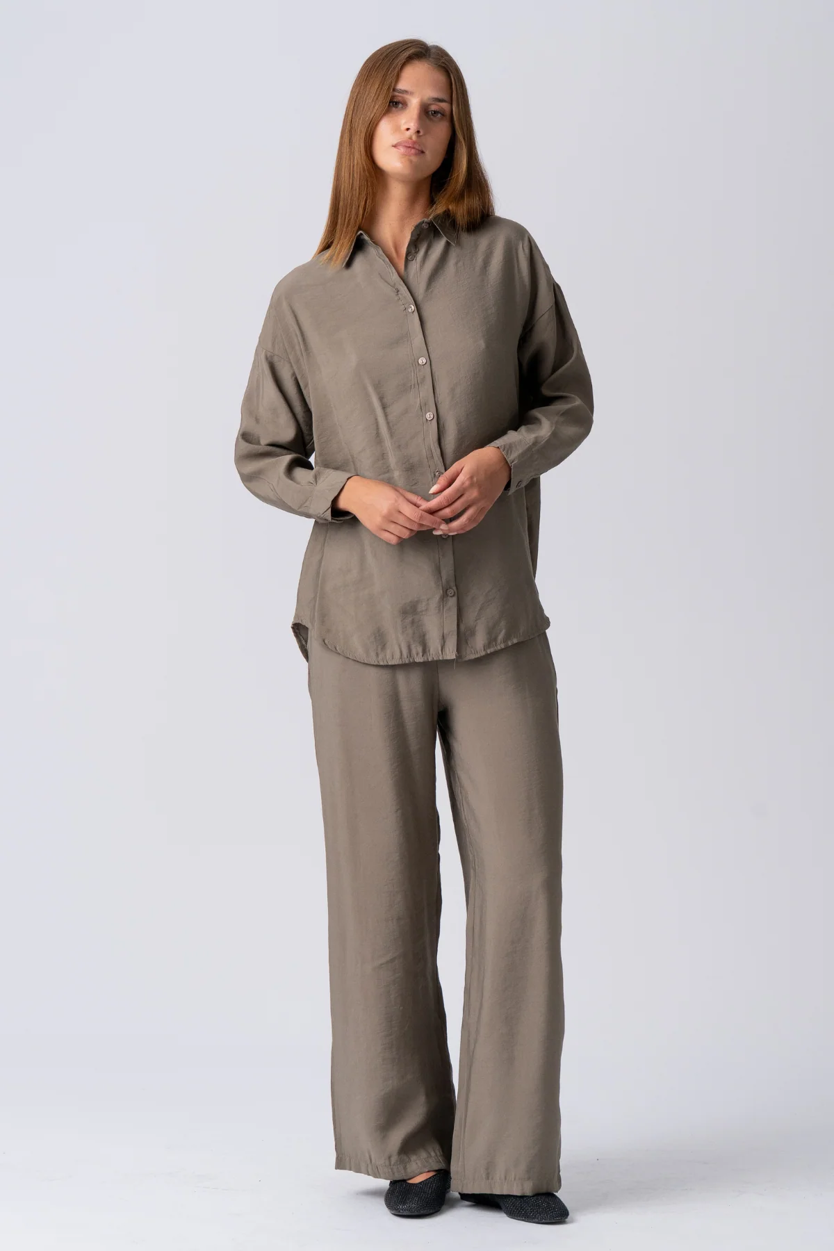 Mia Shirt - Khaki - Image 4
