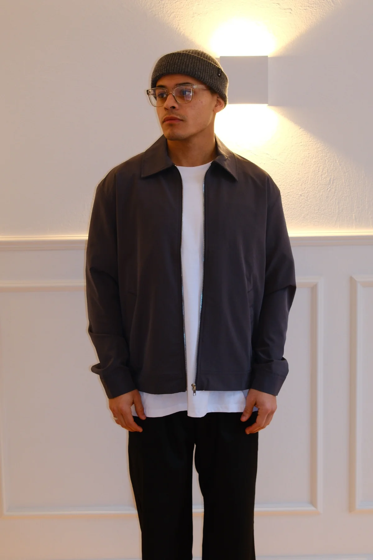 Milan-Reißverschlussjacke – Indigo